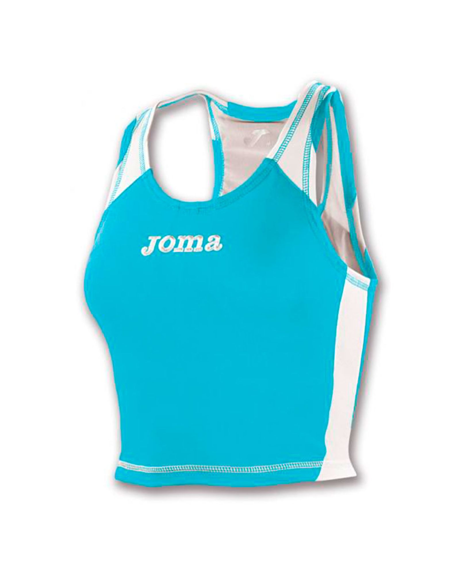 Camiseta de Tirantes de Running Record Mujer Azul Turquesa - Fútbol Factory