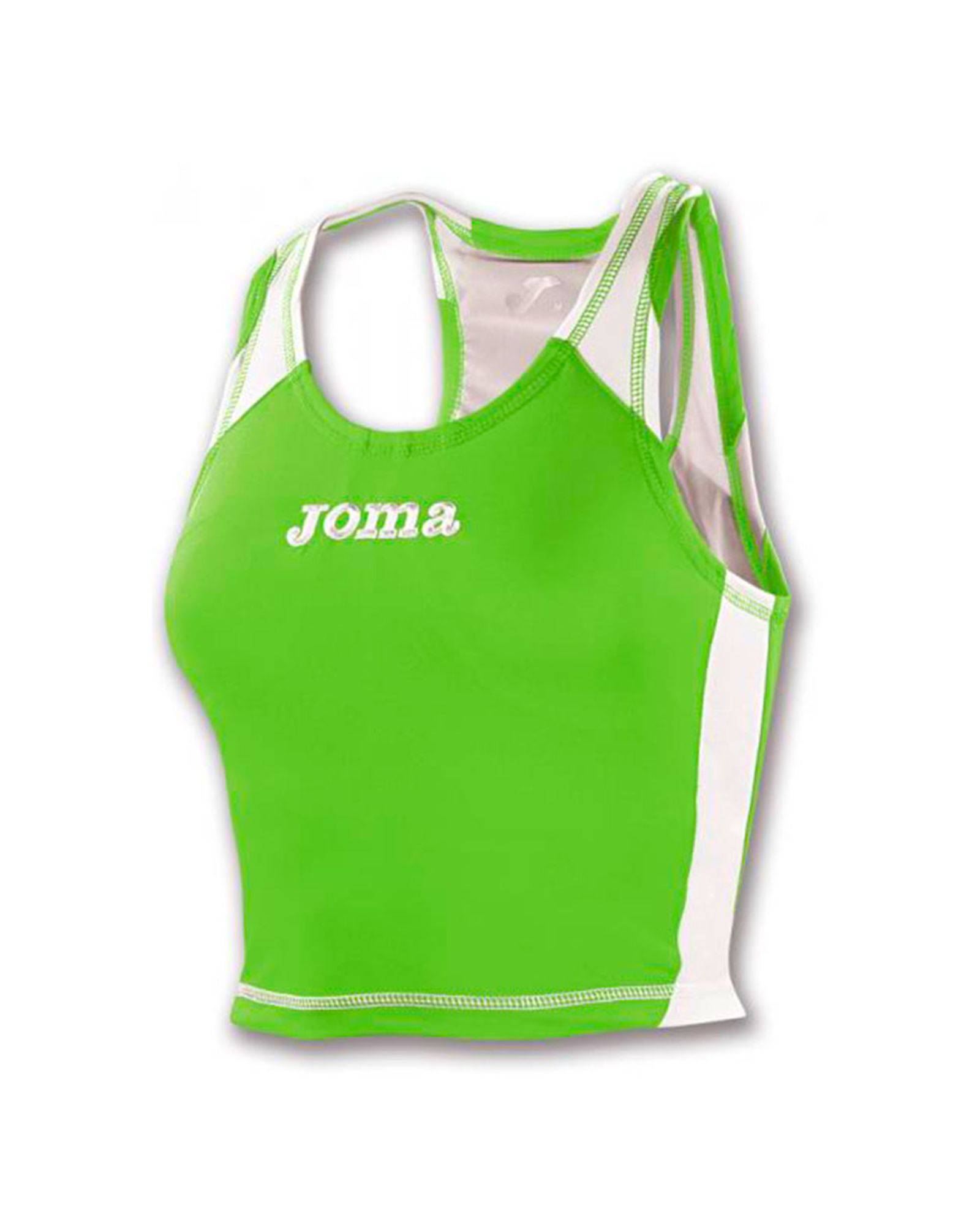 Camiseta de Tirantes de Running Record Mujer Verde - Fútbol Factory