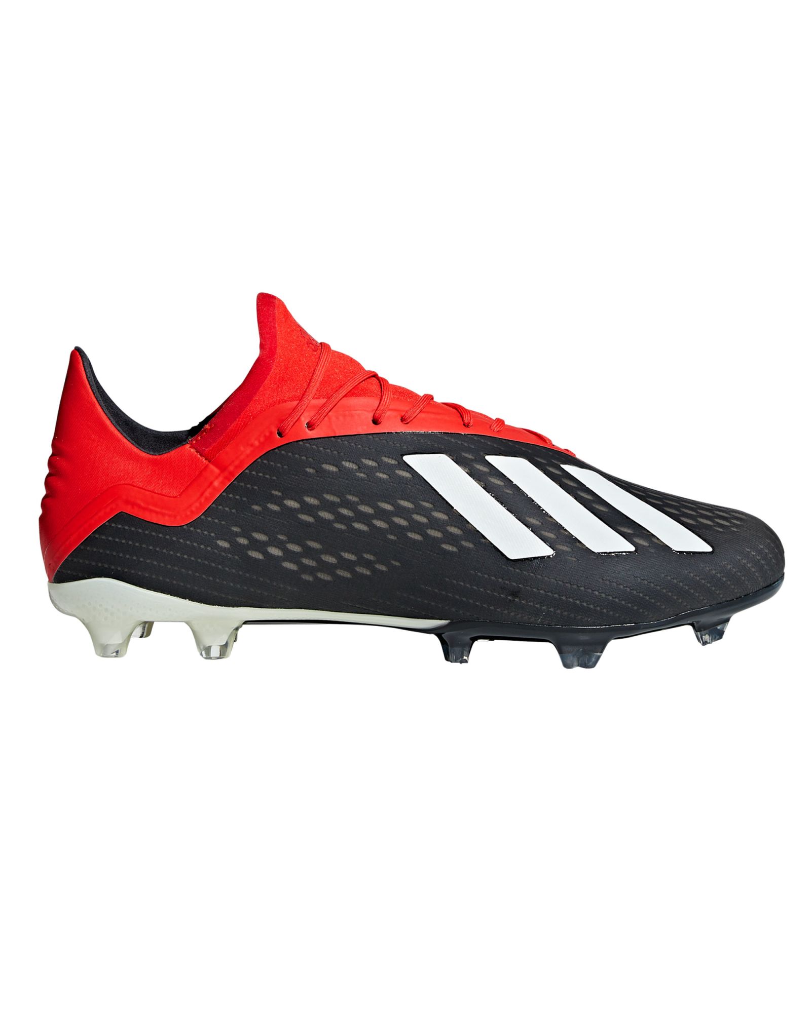 Botas de Fútbol X 18.2 FG Negro Rojo - Fútbol Factory