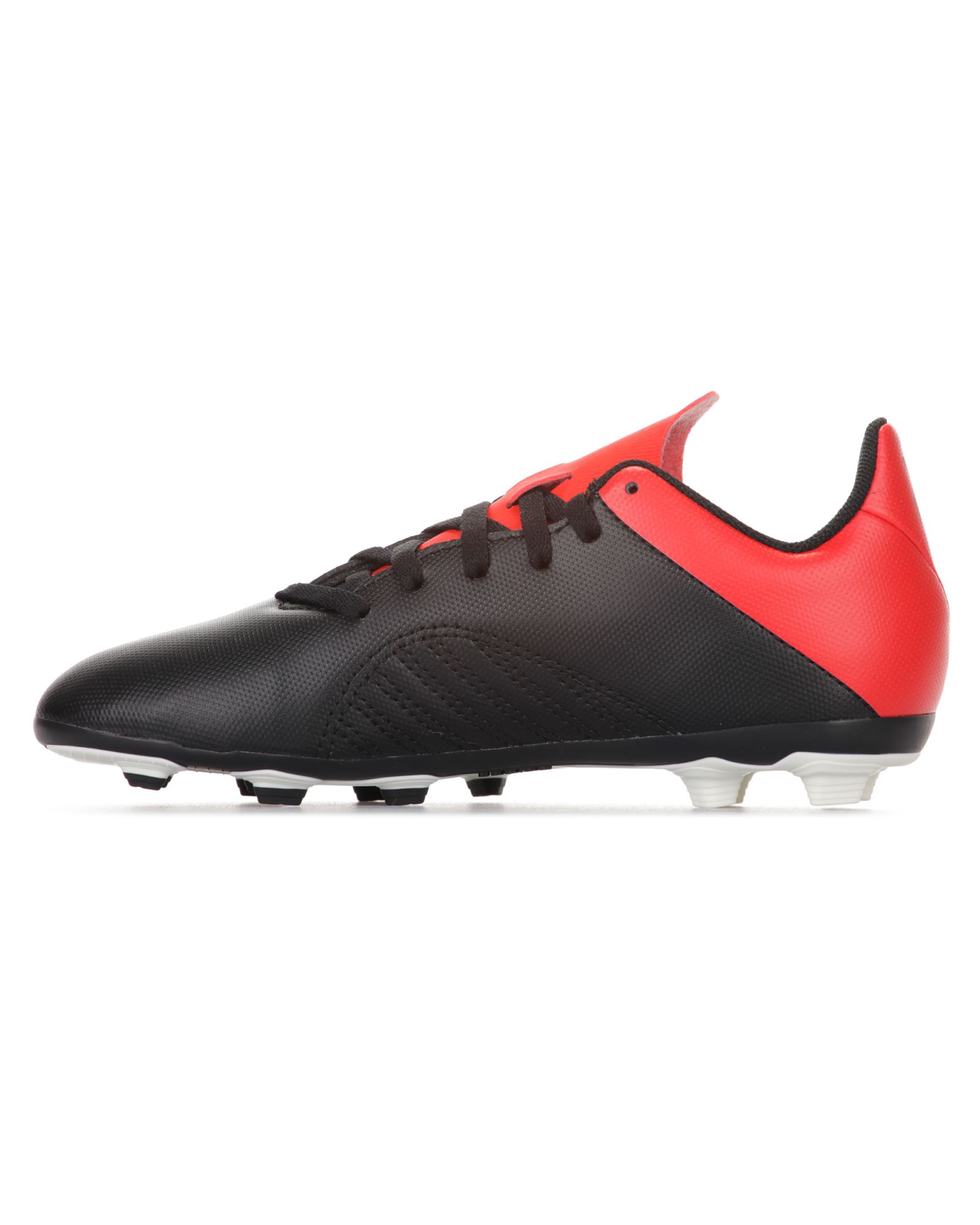 Botas de Fútbol X 18.4 FxG Junior Negro Rojo - Fútbol Factory