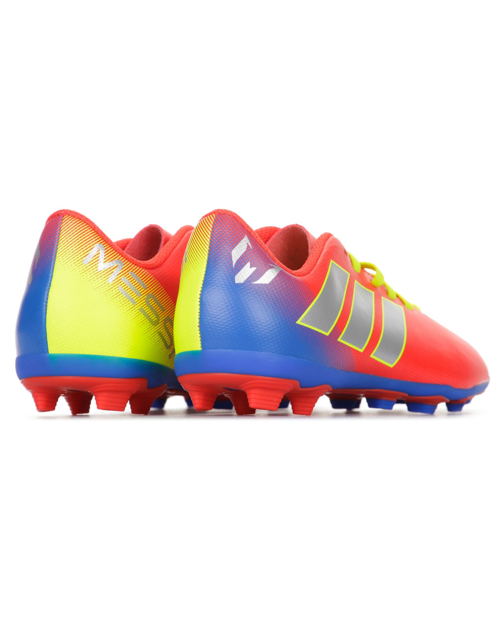 Botas de Fútbol Nemeziz Messi 18.4 FxG Junior Rojo Azul - Fútbol Factory