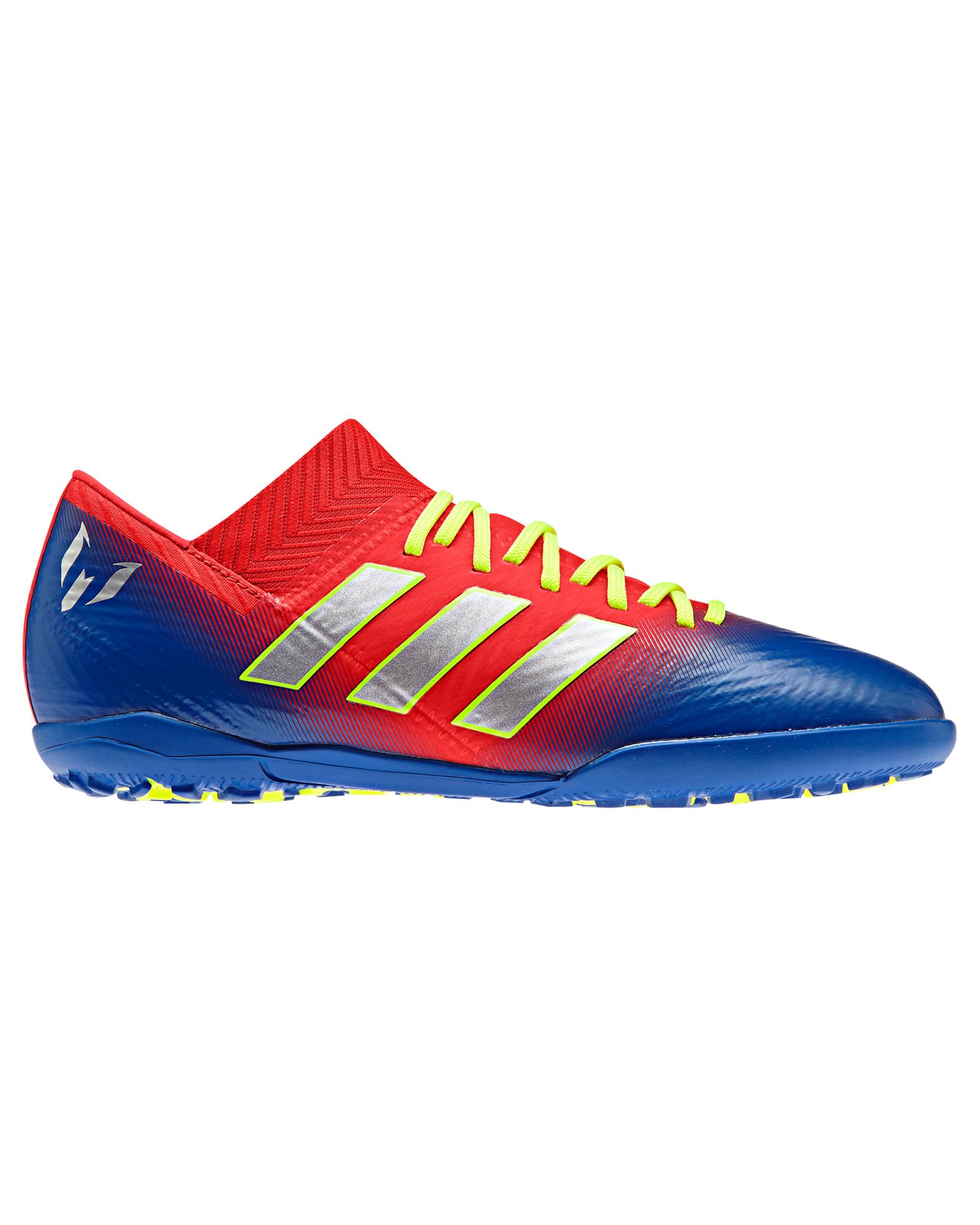 Botas de Fútbol Nemeziz Messi 18.3 TF Junior Rojo Azul - Fútbol Factory