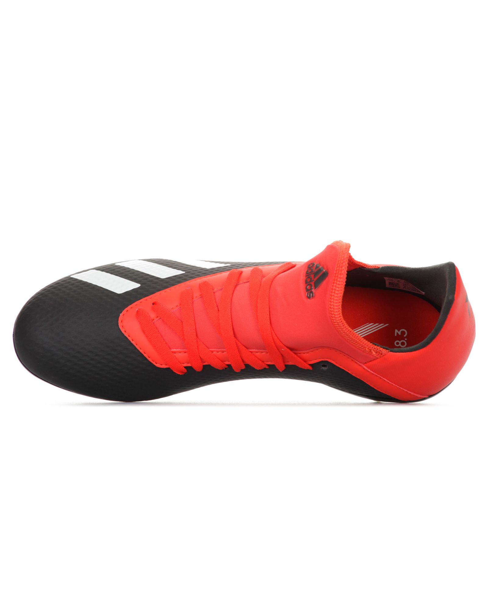 Botas de Fútbol X 18.3 AG Junior Negro Rojo - Fútbol Factory