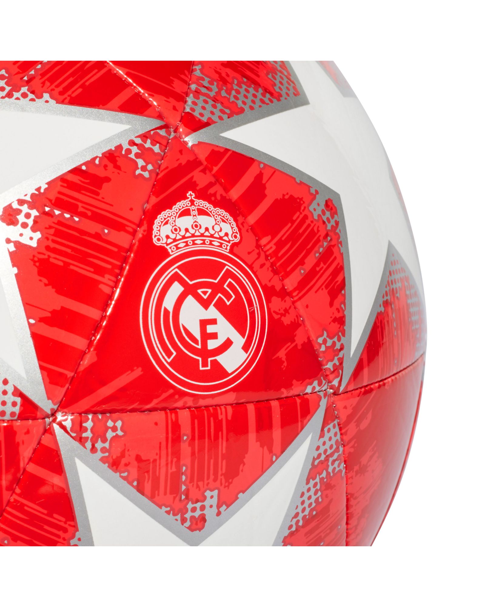 Balón de Fútbol 11 Finale 18 Capitano Real Madrid UCL 2018/2019 Blanco Rojo - Fútbol Factory