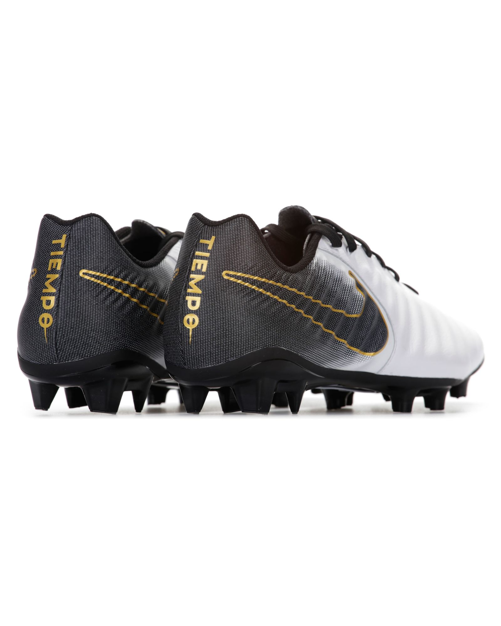 Botas de fútbol Nike Performance Hombre  TIEMPO LEGENDX 7 CLUB TF - Botas  de fútbol multitacos black/metalic vivid gold - Education Lamp