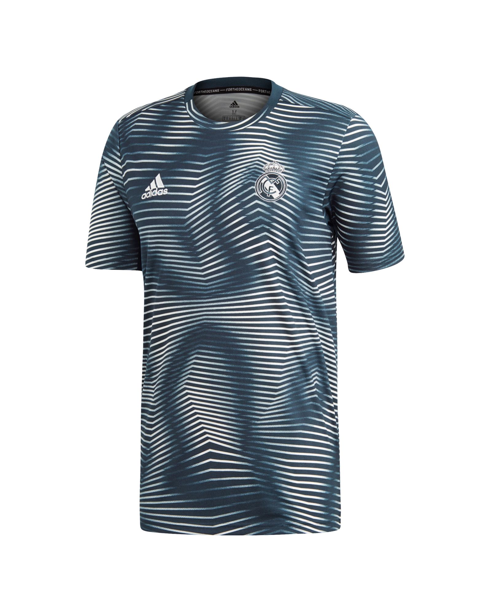 Camiseta Pre-Match Real Madrid 2018/2019 Parley Gris - Fútbol Factory