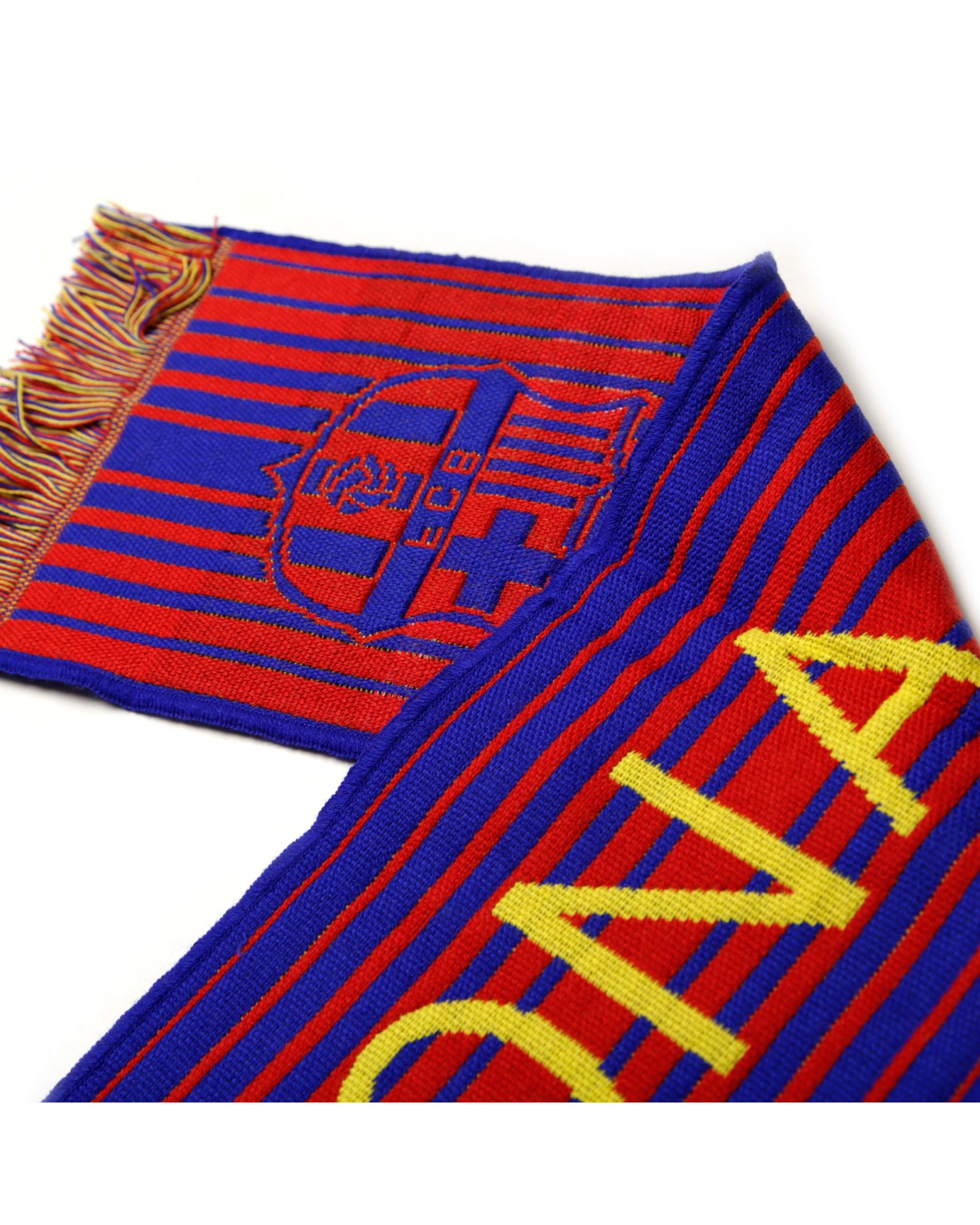 Bufanda Oficial FC Barcelona Azul Granate - Fútbol Factory