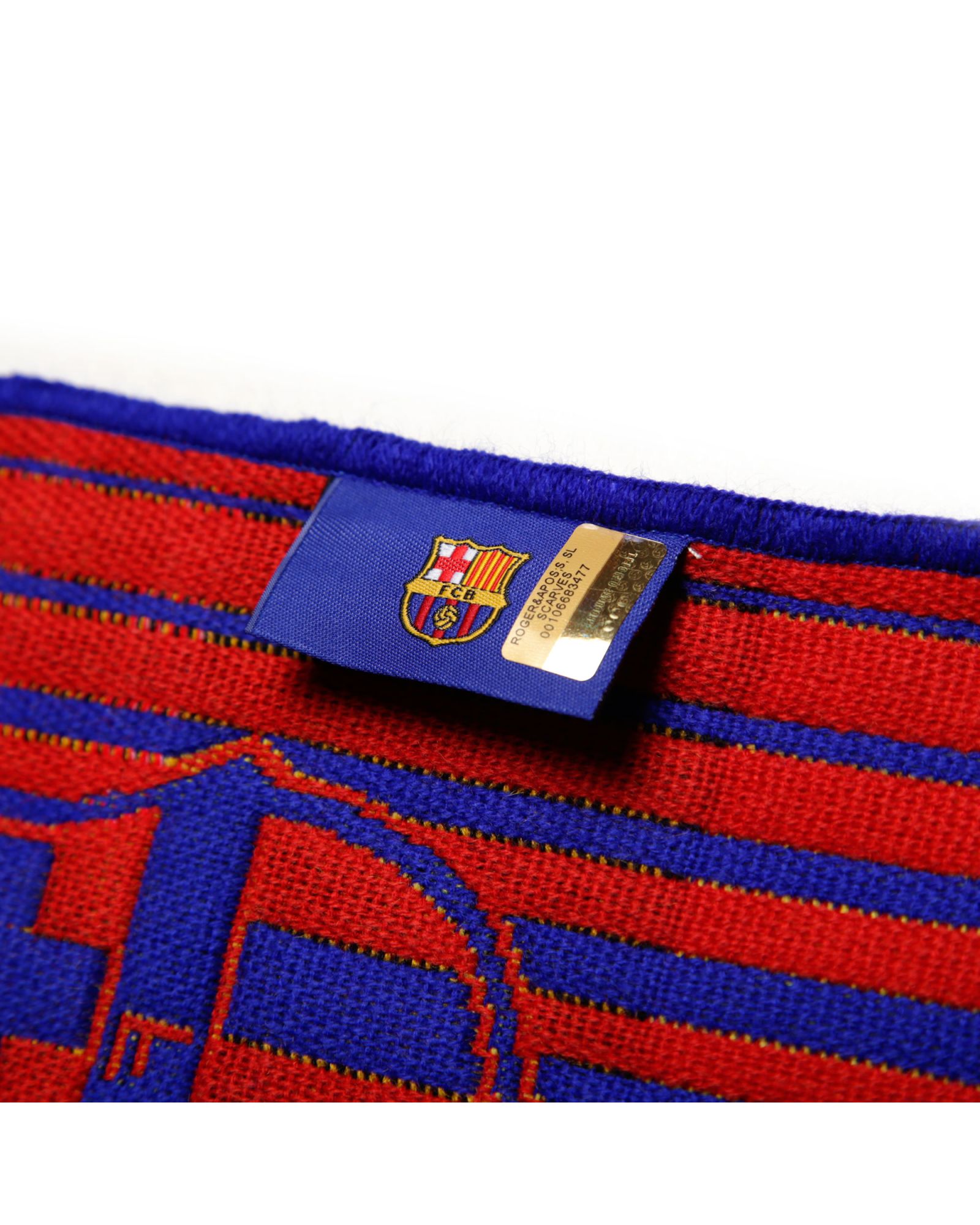 Bufanda Oficial FC Barcelona Azul Granate - Fútbol Factory