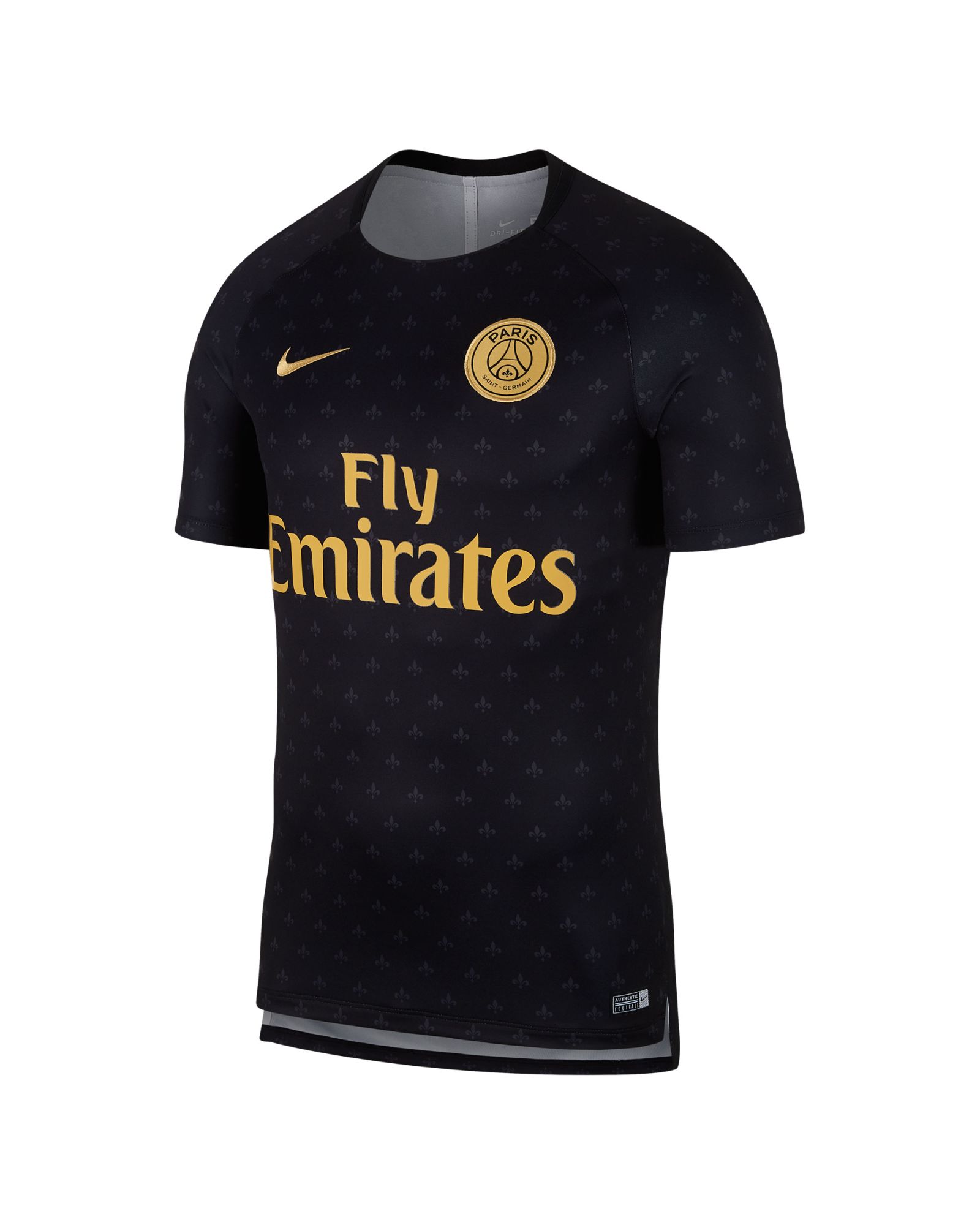 Camiseta de Training Paris Saint-Germain Dri-FIT Squad 2018/2019 Negro - Fútbol Factory