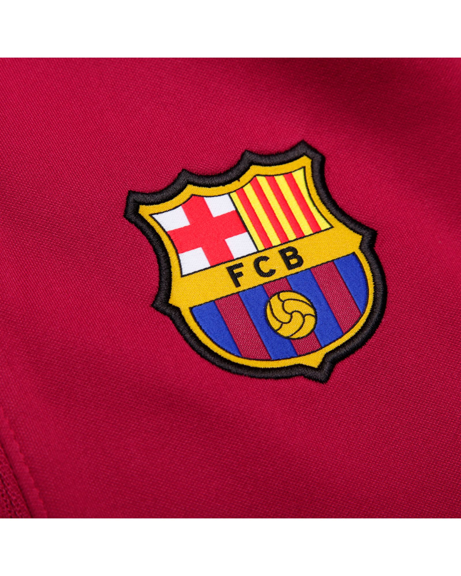 Chaqueta Pre-Match FC Barcelona 2018/2019 Junior Granate Azul - Fútbol Factory