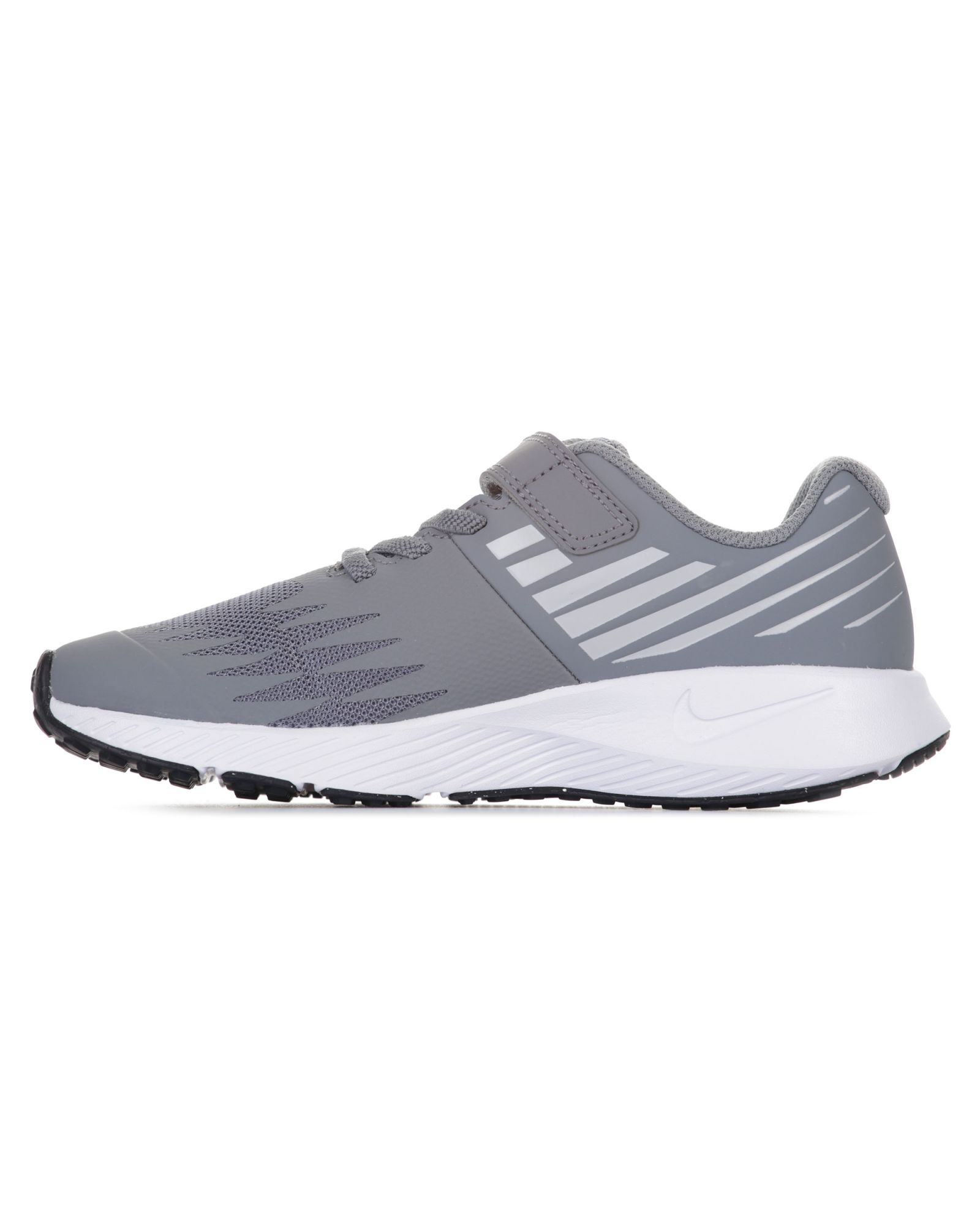 Zapatillas de Paseo Star Runner Velcro Junior Gris - Fútbol Factory