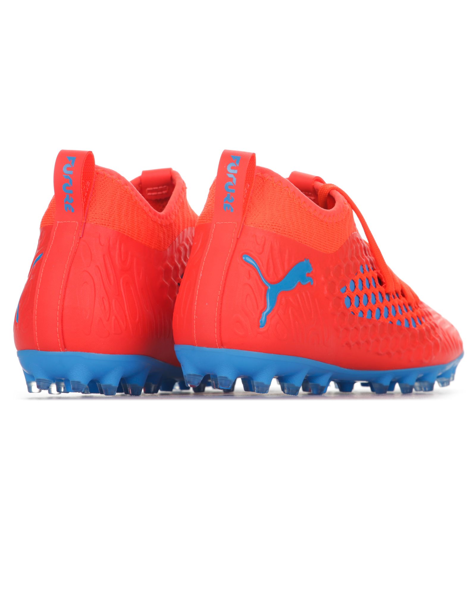 Botas de Fútbol Future 19.3 NETFIT MG Junior Rojo Azul - Fútbol Factory