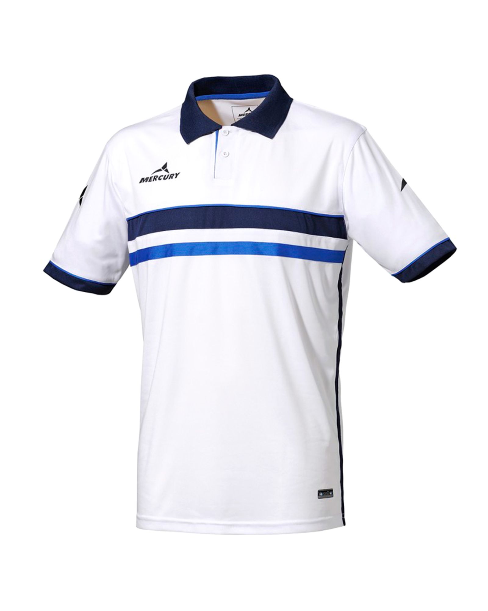 Polo de Paseo Premium Blanco Azul - Fútbol Factory