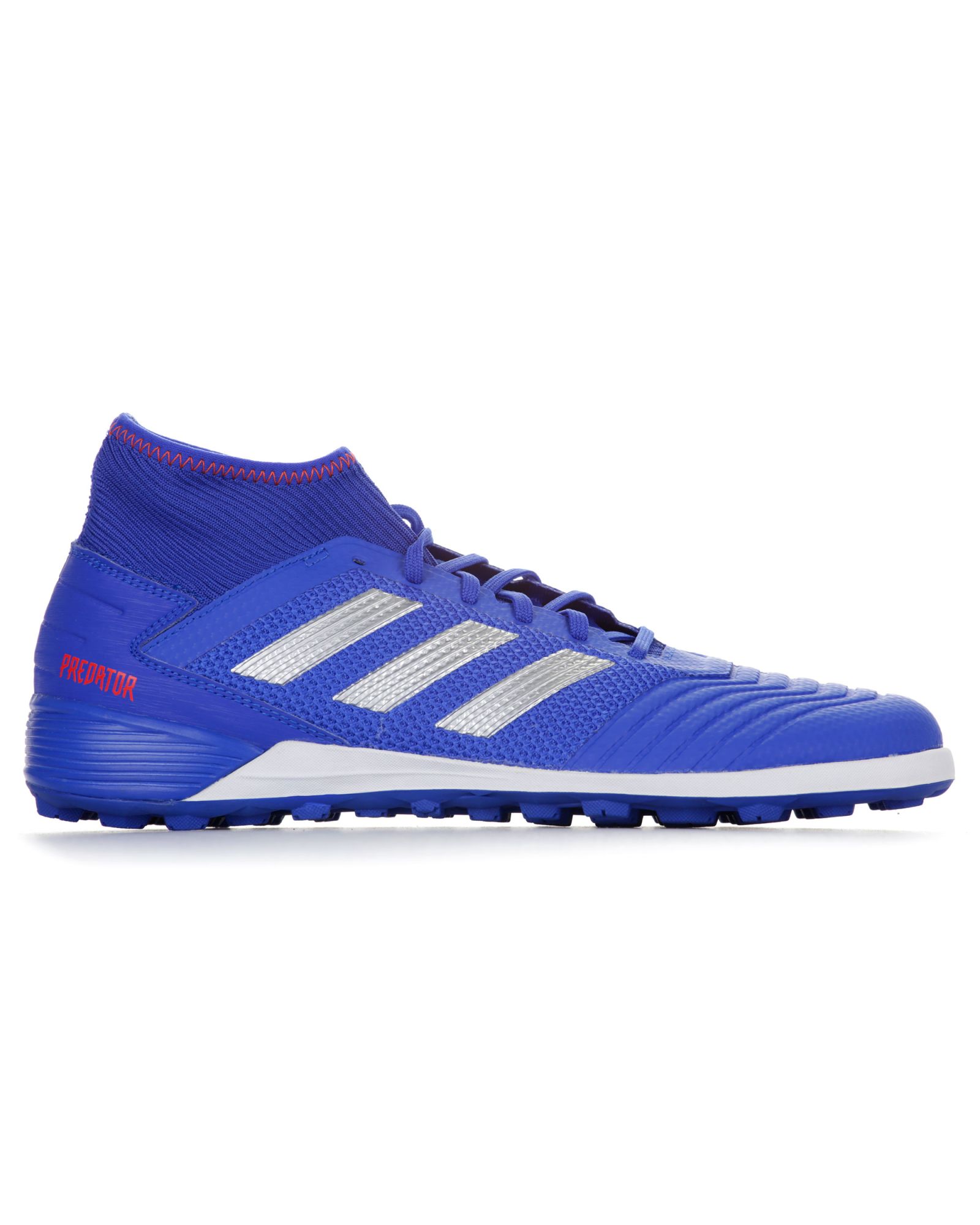 Botas de Fútbol Predator Tango 19.3 TF Azul Plata - Fútbol Factory