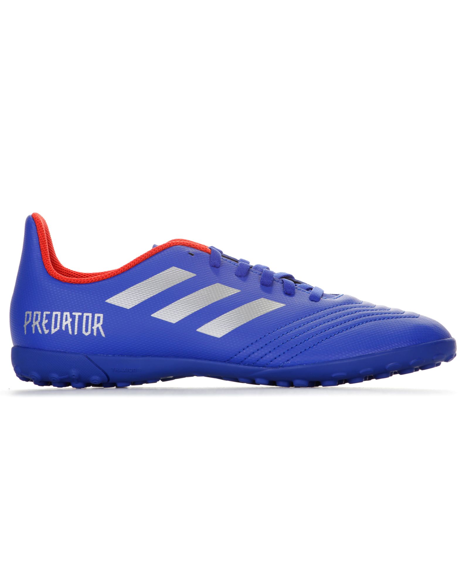 Botas de Fútbol Predator Tango 19.4 TF Junior Azul Plata - Fútbol Factory