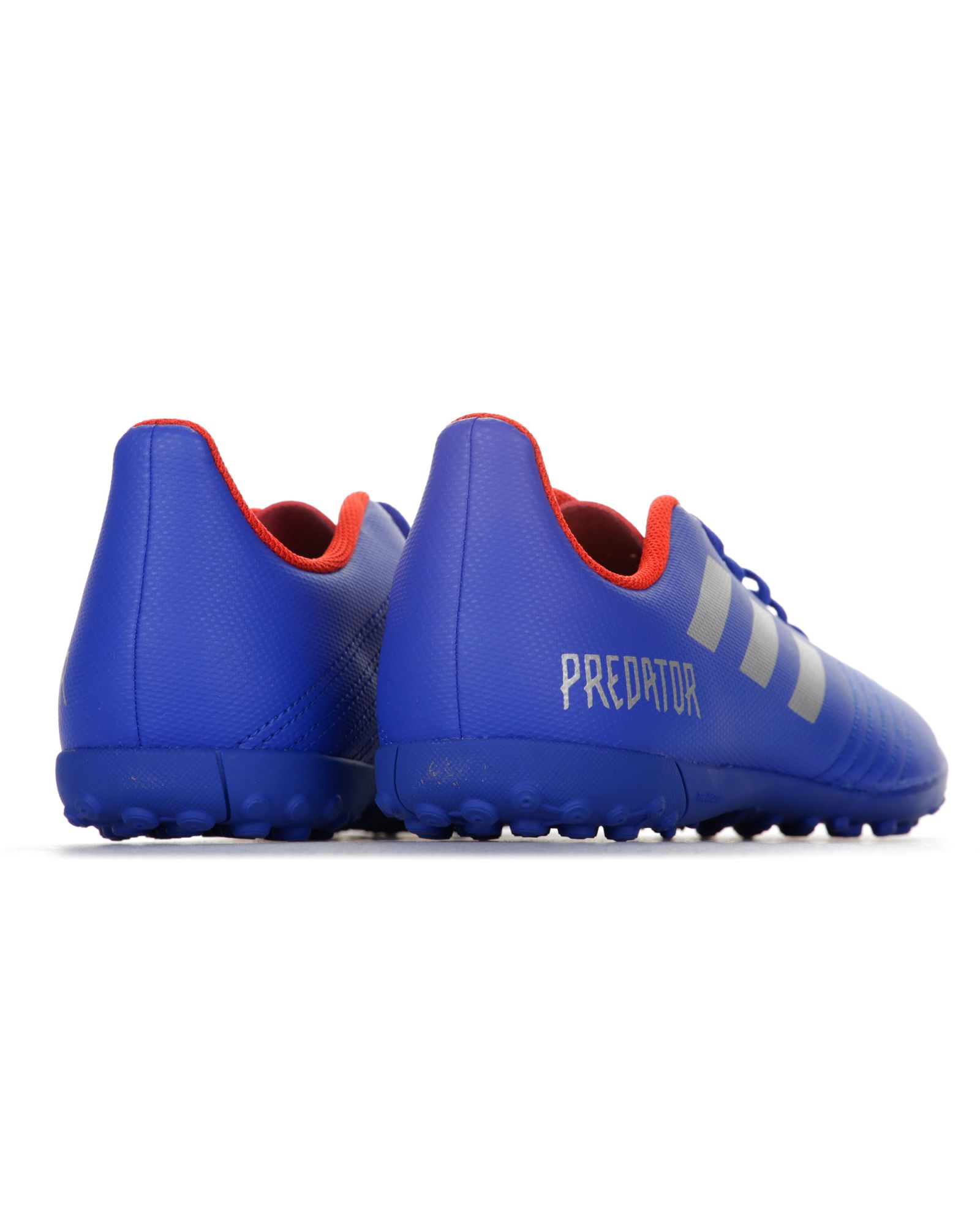 Botas de Fútbol Predator Tango 19.4 TF Junior Azul Plata - Fútbol Factory