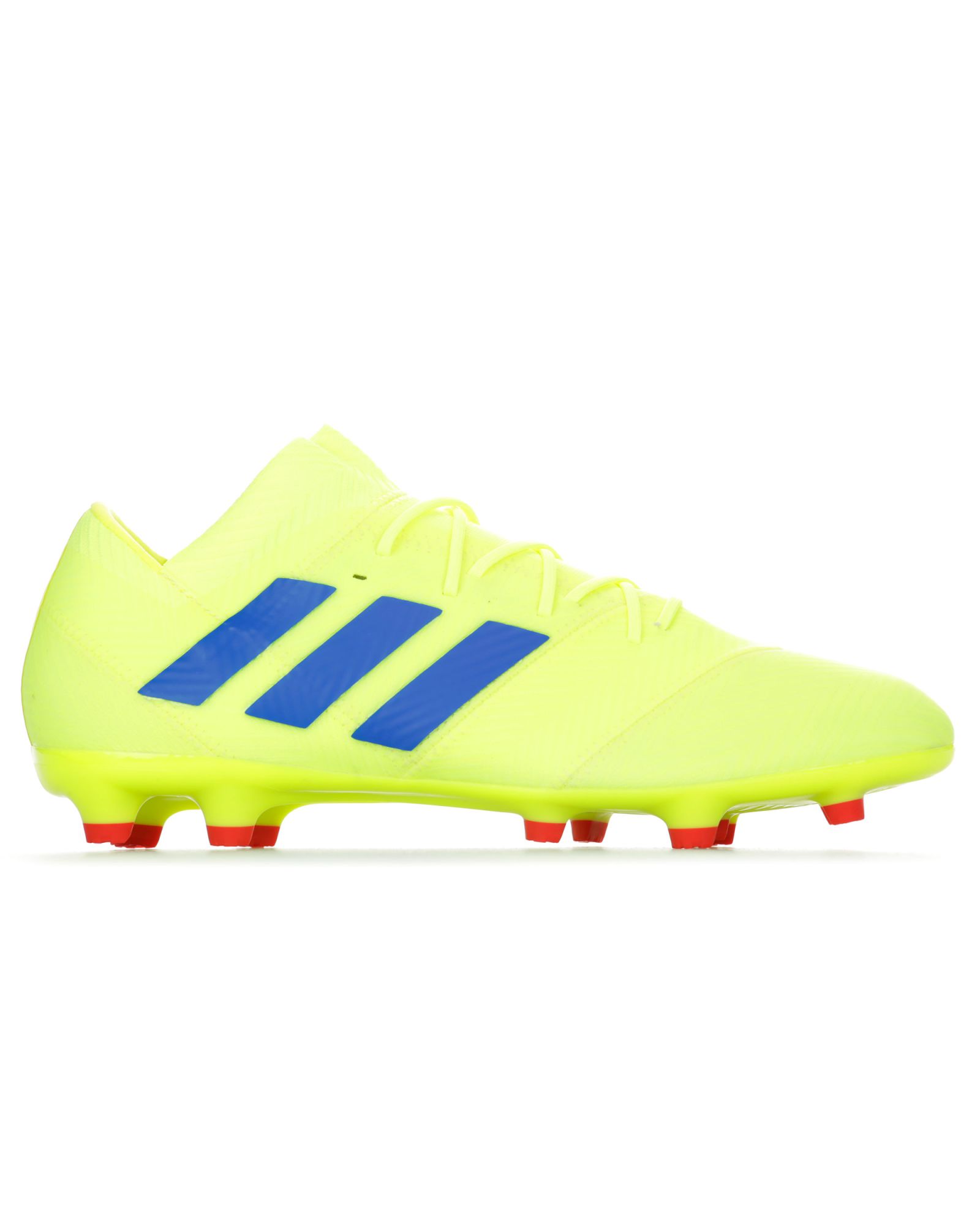 Botas de Fútbol Nemeziz 18.2 FG Amarillo Fluor - Fútbol Factory