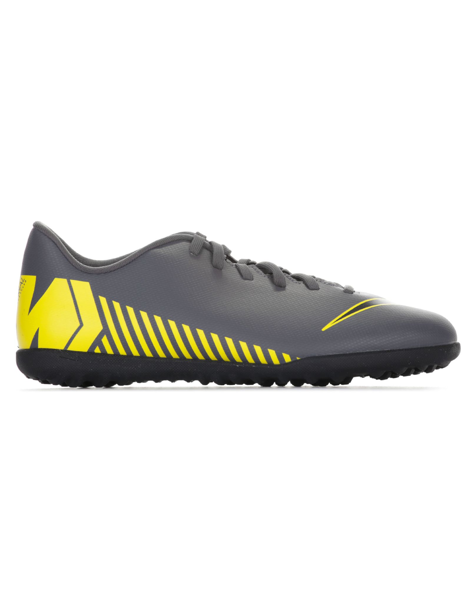 Botas de Fútbol Mercurial VaporX XII Club TF Junior Gris Amarillo - Fútbol Factory