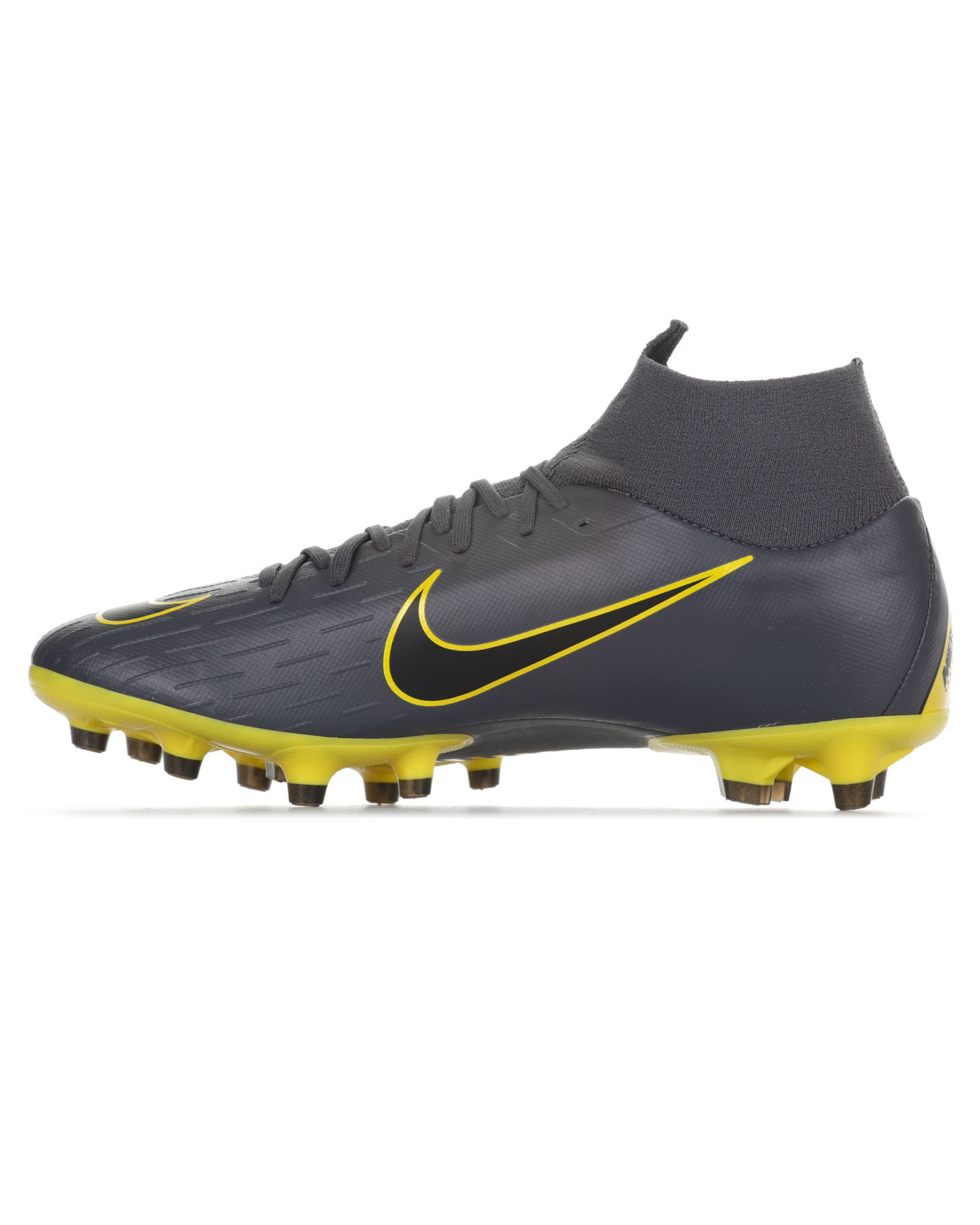 Botas de Fútbol Mercurial Superfly VI Pro AG-Pro Gris Amarillo - Fútbol Factory