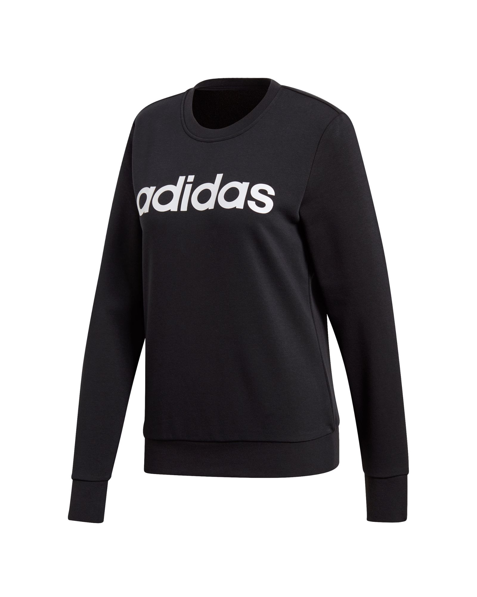 Sudadera de Paseo Essentials Linear Mujer Negro - Fútbol Factory