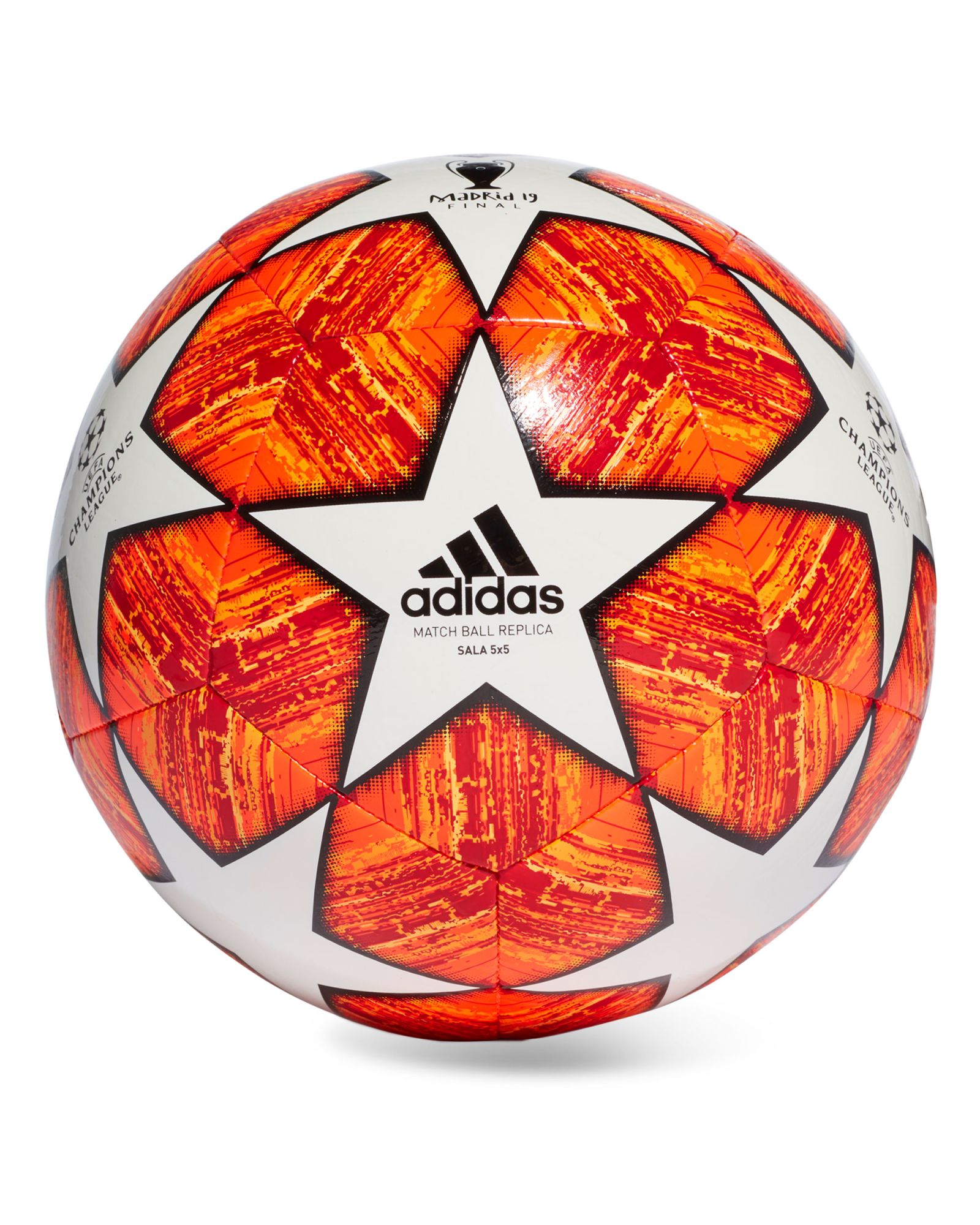 Balón de Fútbol Sala Finale 19 UCL 2018/2019 Blanco Naranja - Fútbol Factory