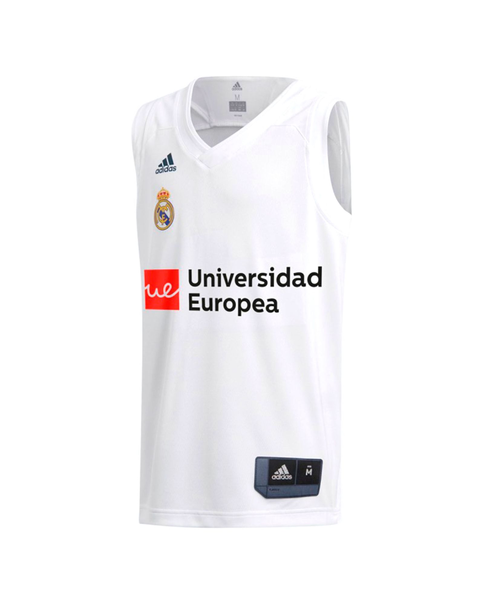 Camiseta 1ª Real Madrid Baloncesto 2018/2019 Blanco - Fútbol Factory