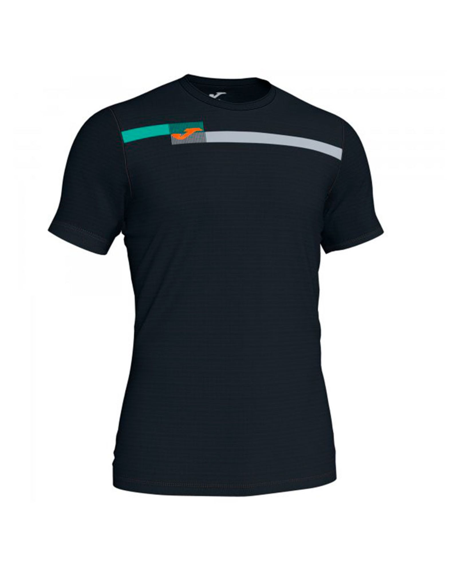 Camiseta Tenis y Padel Open Azul Negro - Fútbol Factory