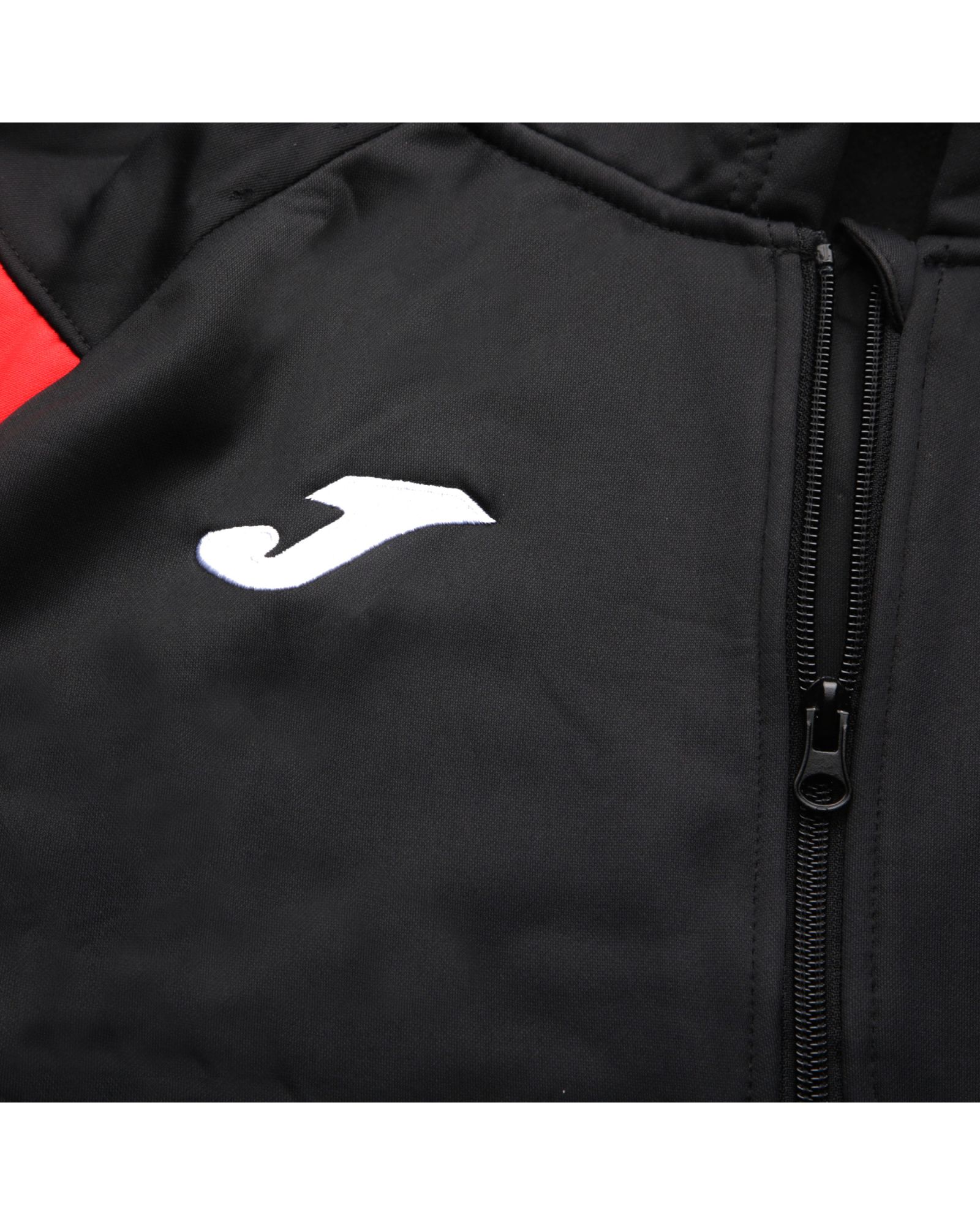 Chaqueta con Capucha de Training Crew III Negro Rojo - Fútbol Factory