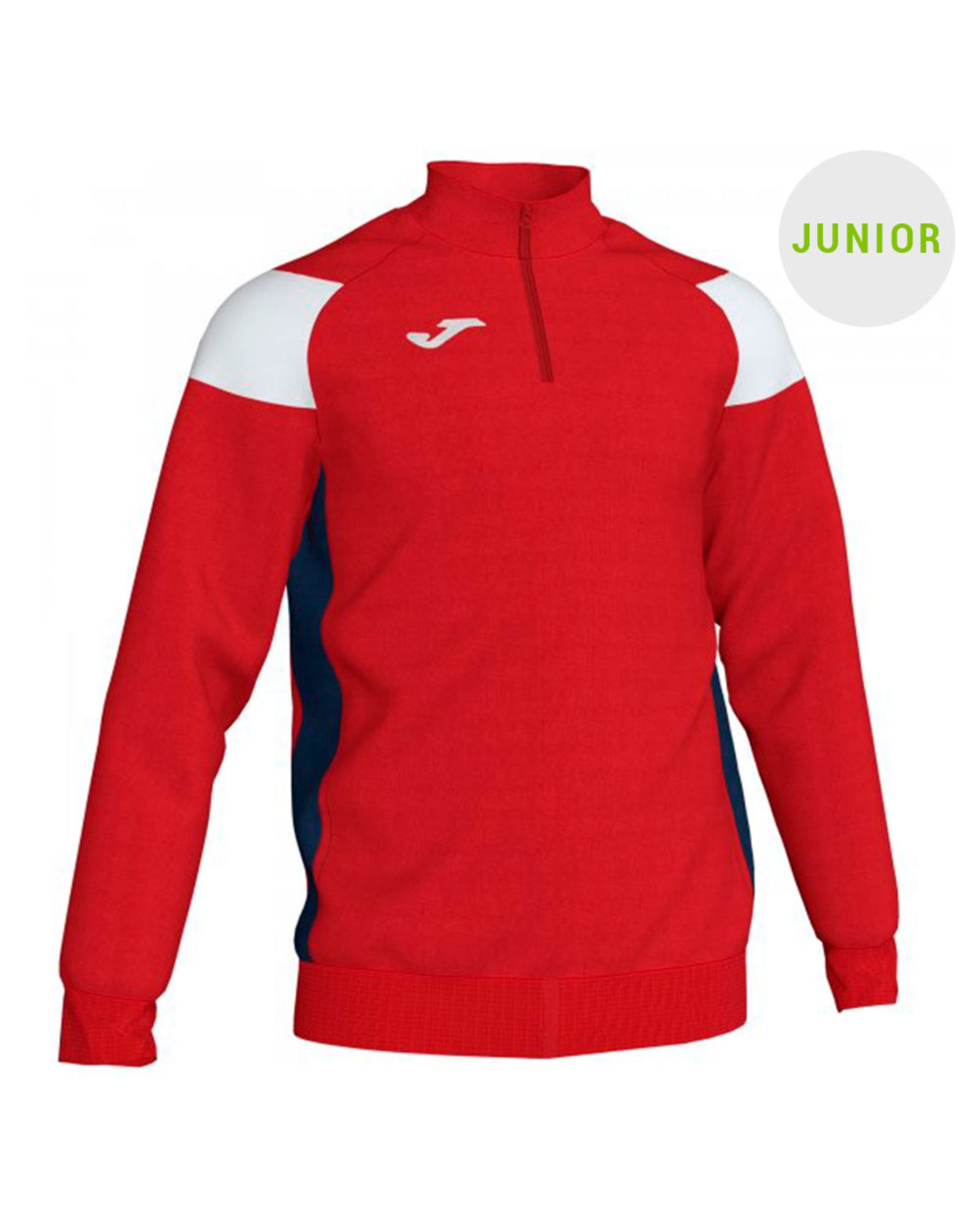 Sudadera 1/3 de Training Crew III Junior Rojo Blanco - Fútbol Factory