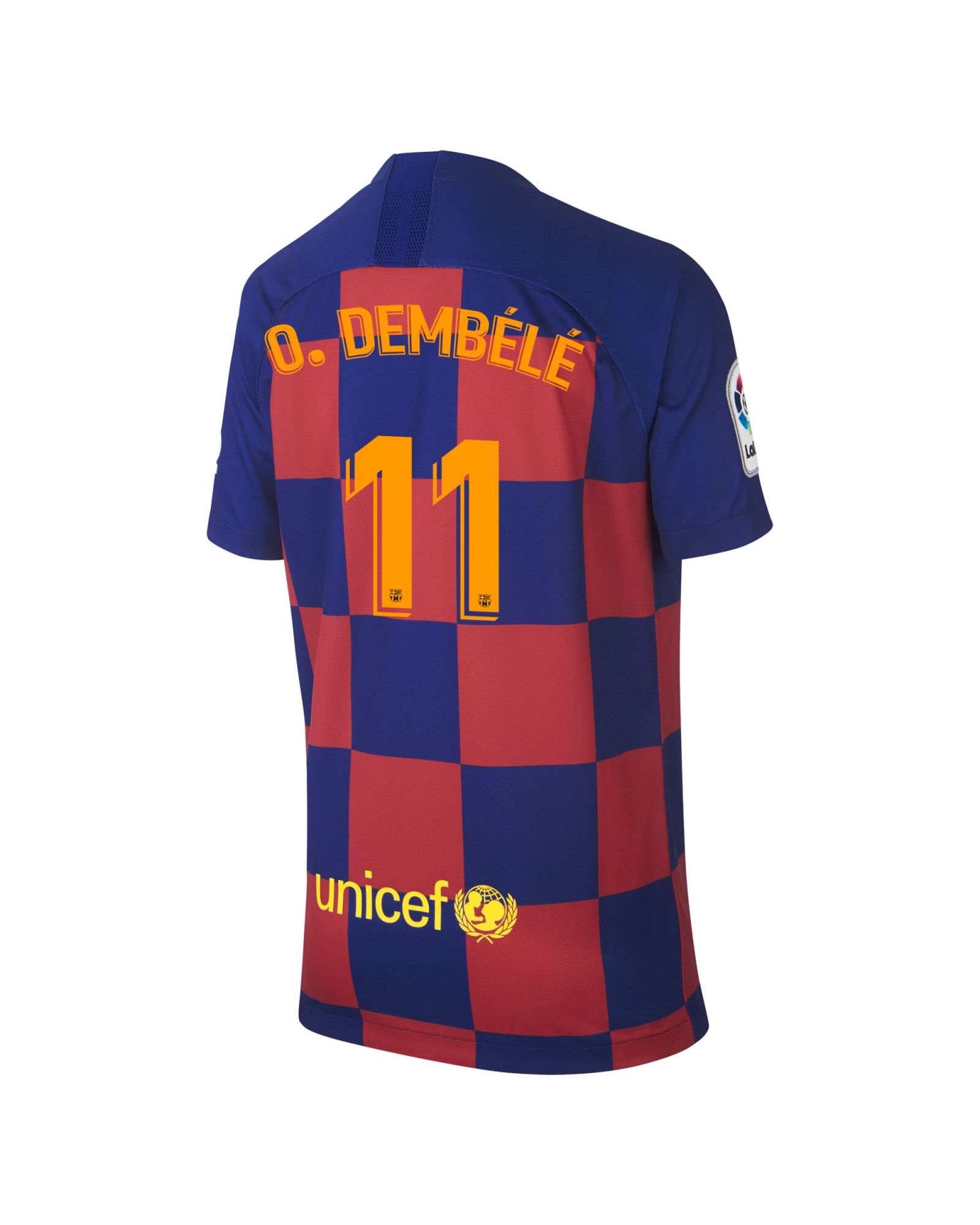 Camiseta 1ª FC Barcelona 2019/2020 Junior O. Dembélé - Fútbol Factory