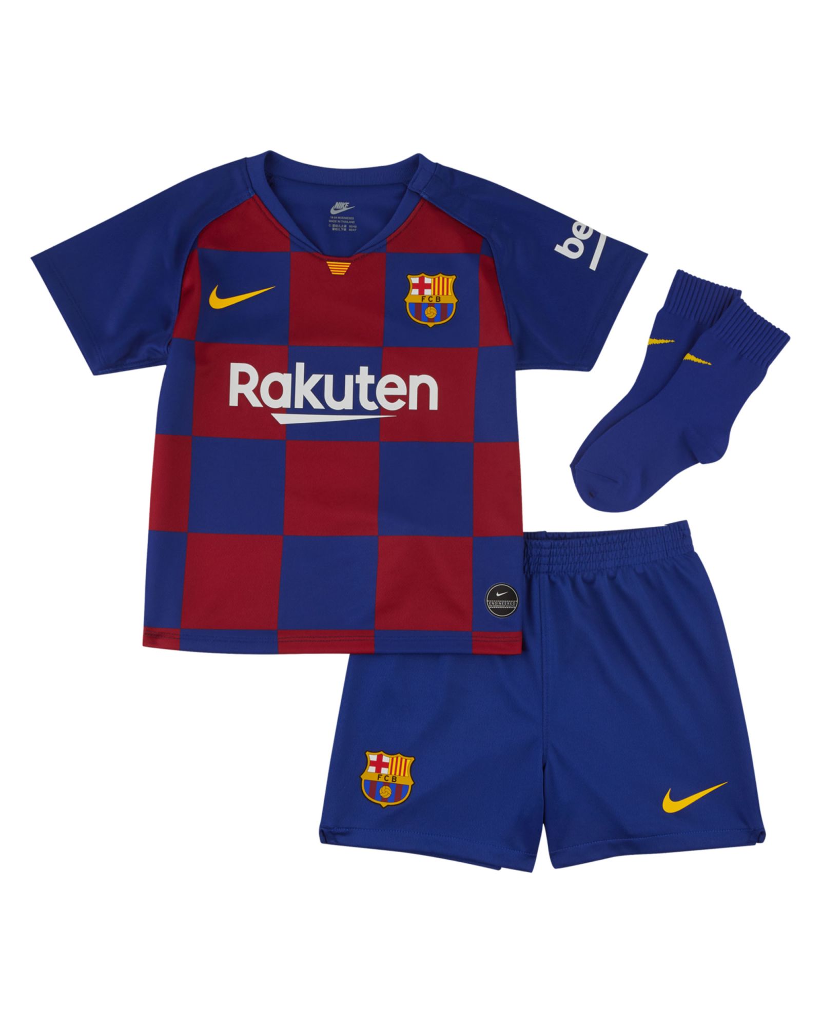 Conjunto 1ª FC Barcelona 2019/2020 Bebé - Fútbol Factory