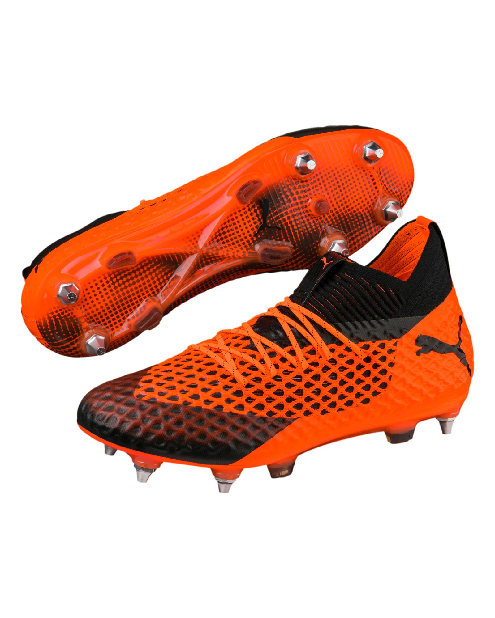 evitar Pepino bronce Botas de Fútbol Future 2.1 NETFIT Mixto SG Naranja Negro