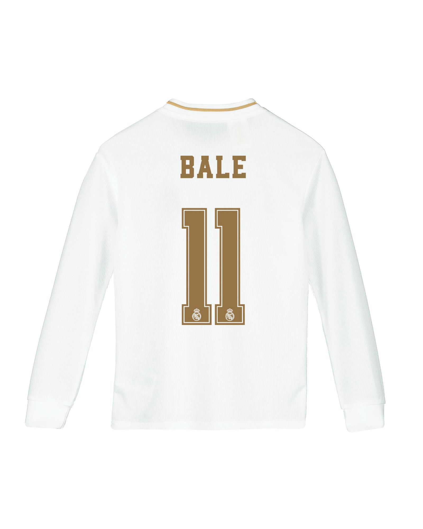 Camiseta 1ª Real Madrid 2019/2020 Manga Larga Junior Bale - Fútbol Factory