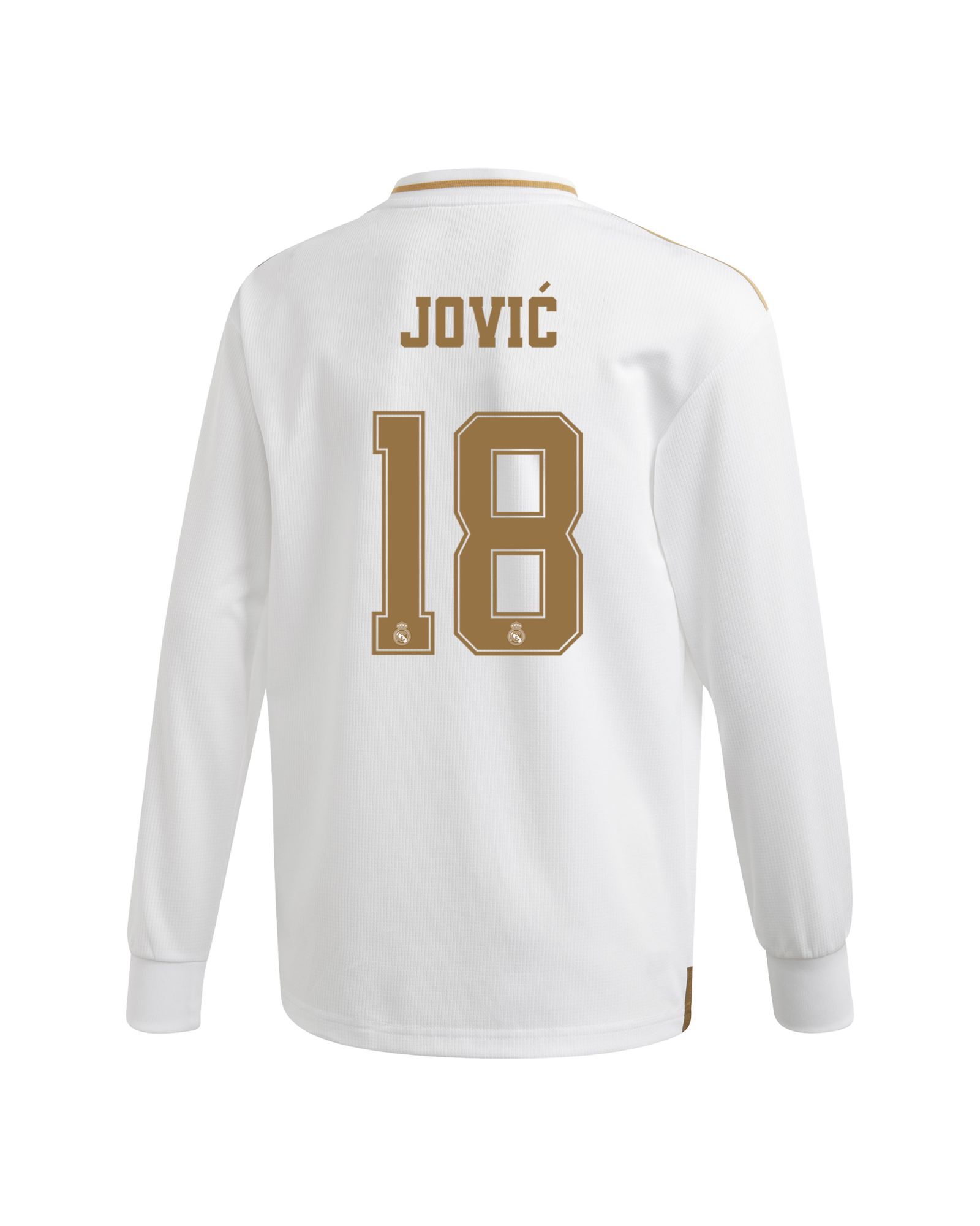 Camiseta 1ª Real Madrid 2019/2020 Manga Larga Junior Jovic - Fútbol Factory