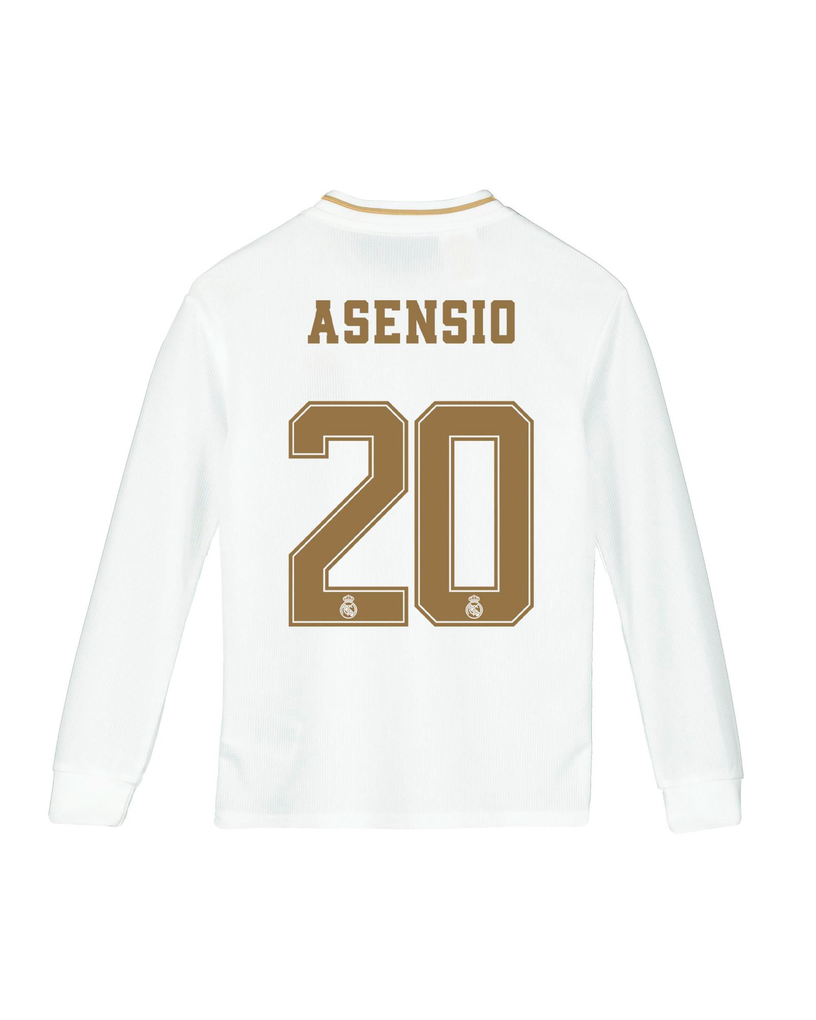 Camiseta 1ª Real Madrid 2019/2020 Manga Larga Junior Asensio - Fútbol Factory