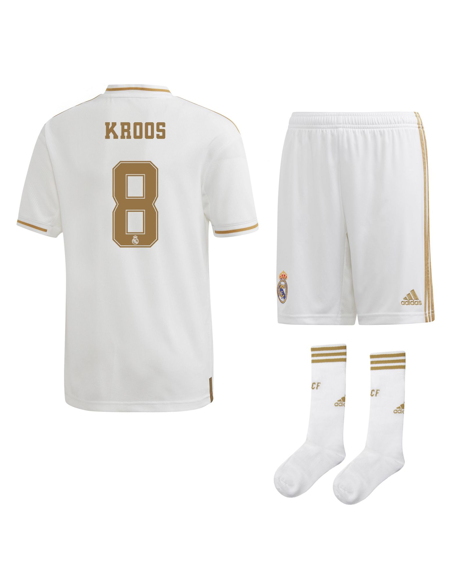 Conjunto 1ª Real Madrid 2019/2020 Junior Kroos - Fútbol Factory