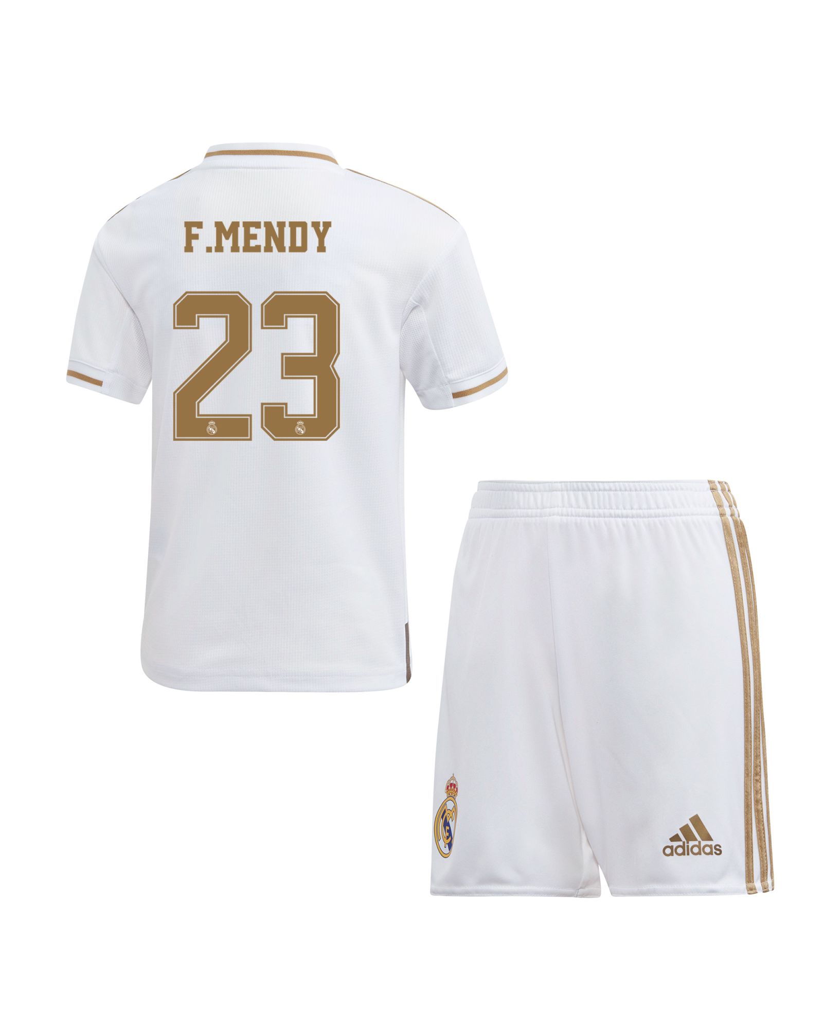 Conjunto 1ª Real Madrid 2019/2020 Infantil F. Mendy - Fútbol Factory