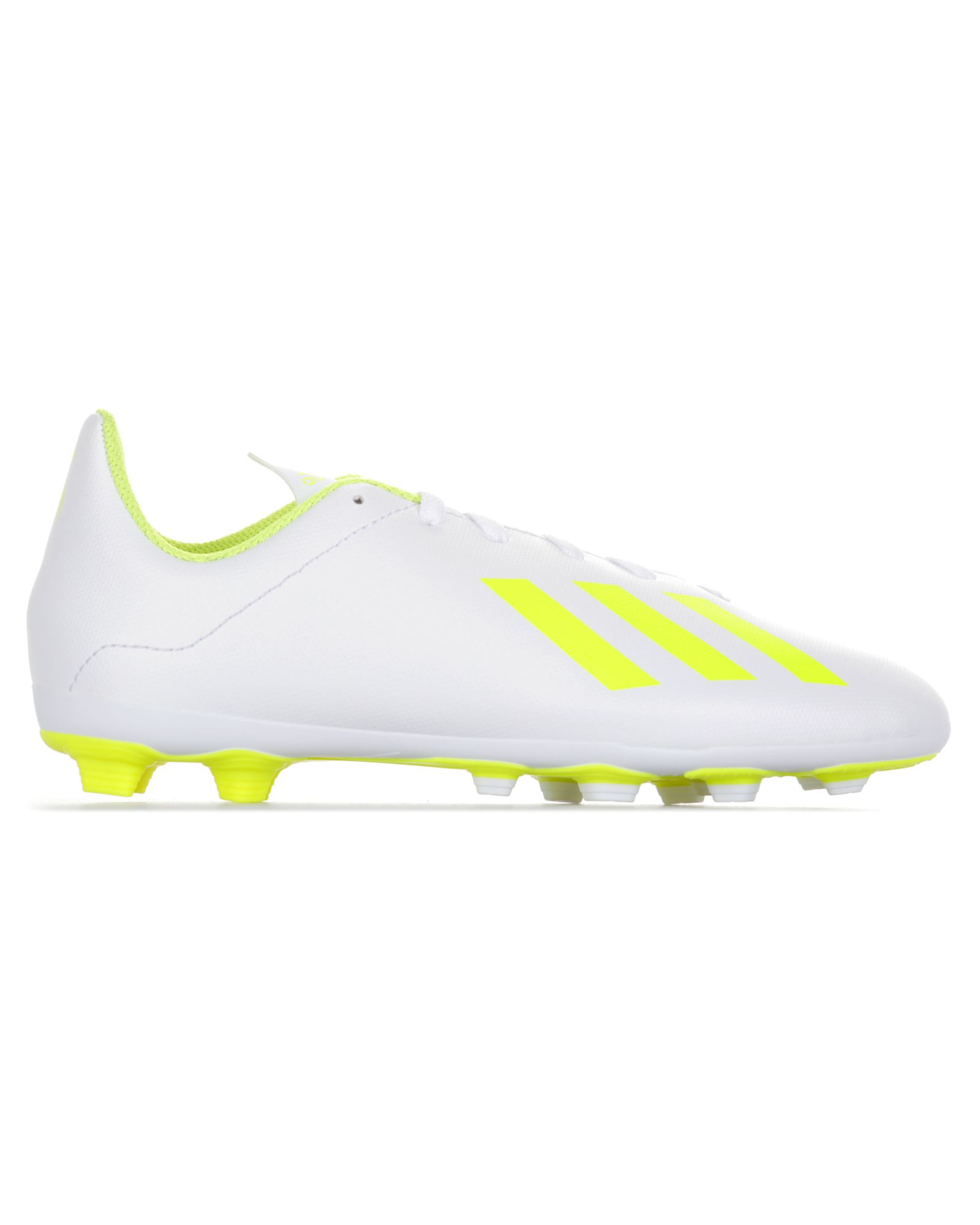 Botas de Fútbol X 18.4 FxG Junior Blanco Amarillo - Fútbol Factory