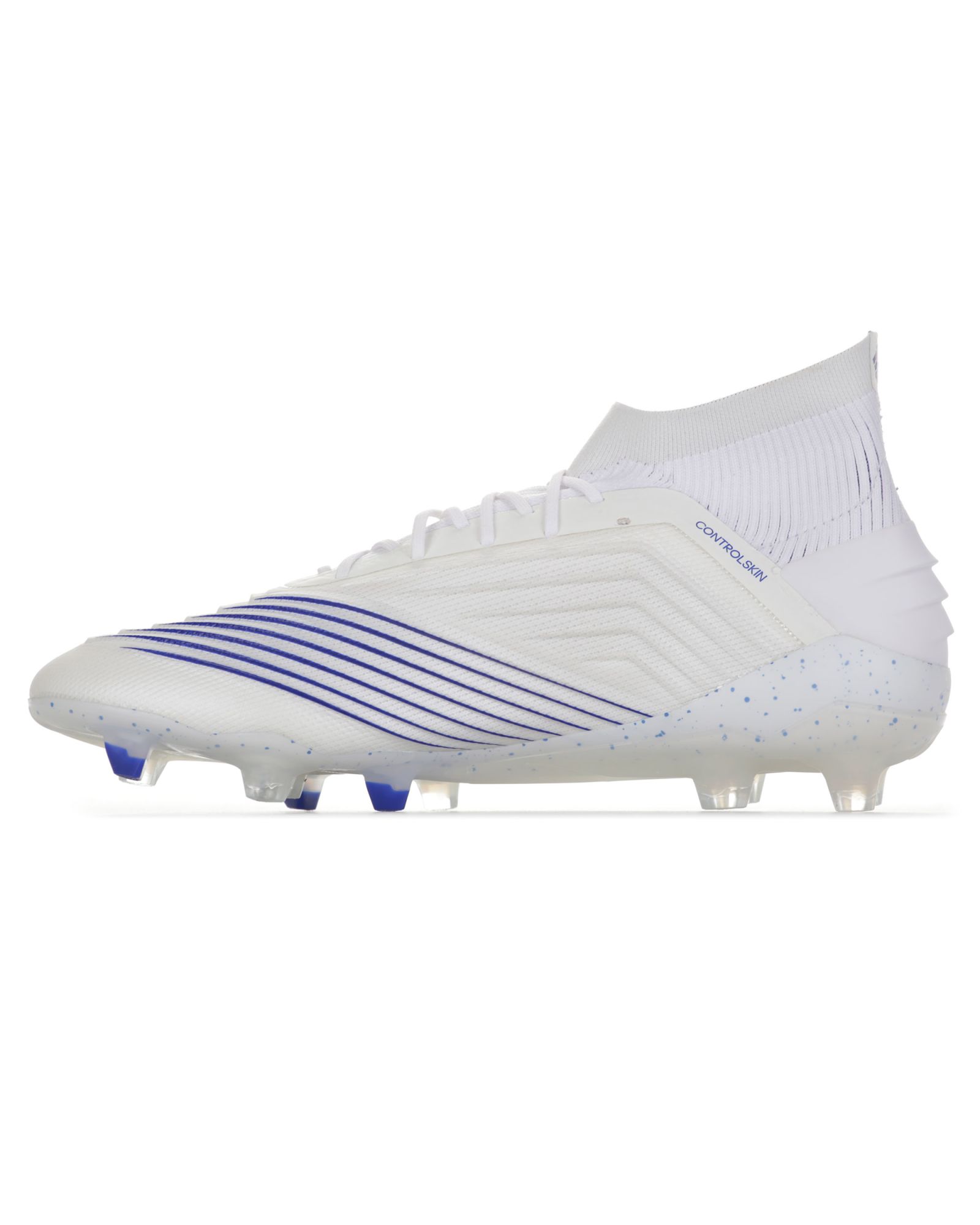 Botas de Fútbol Predator 19.1 FG Blanco Azul - Fútbol Factory