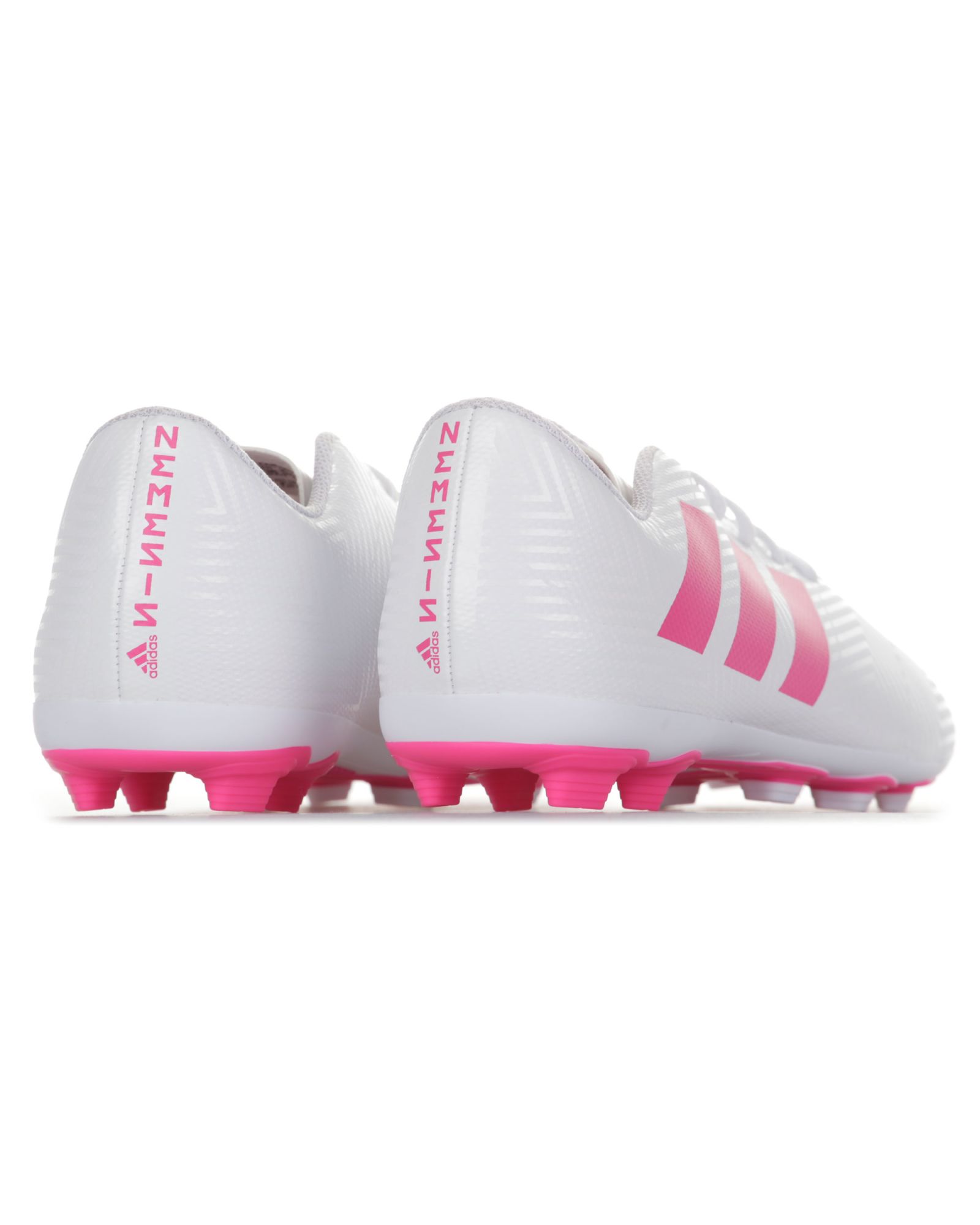 Botas de Fútbol Nemeziz 18.4 FxG Junior Blanco Rosa - Fútbol Factory