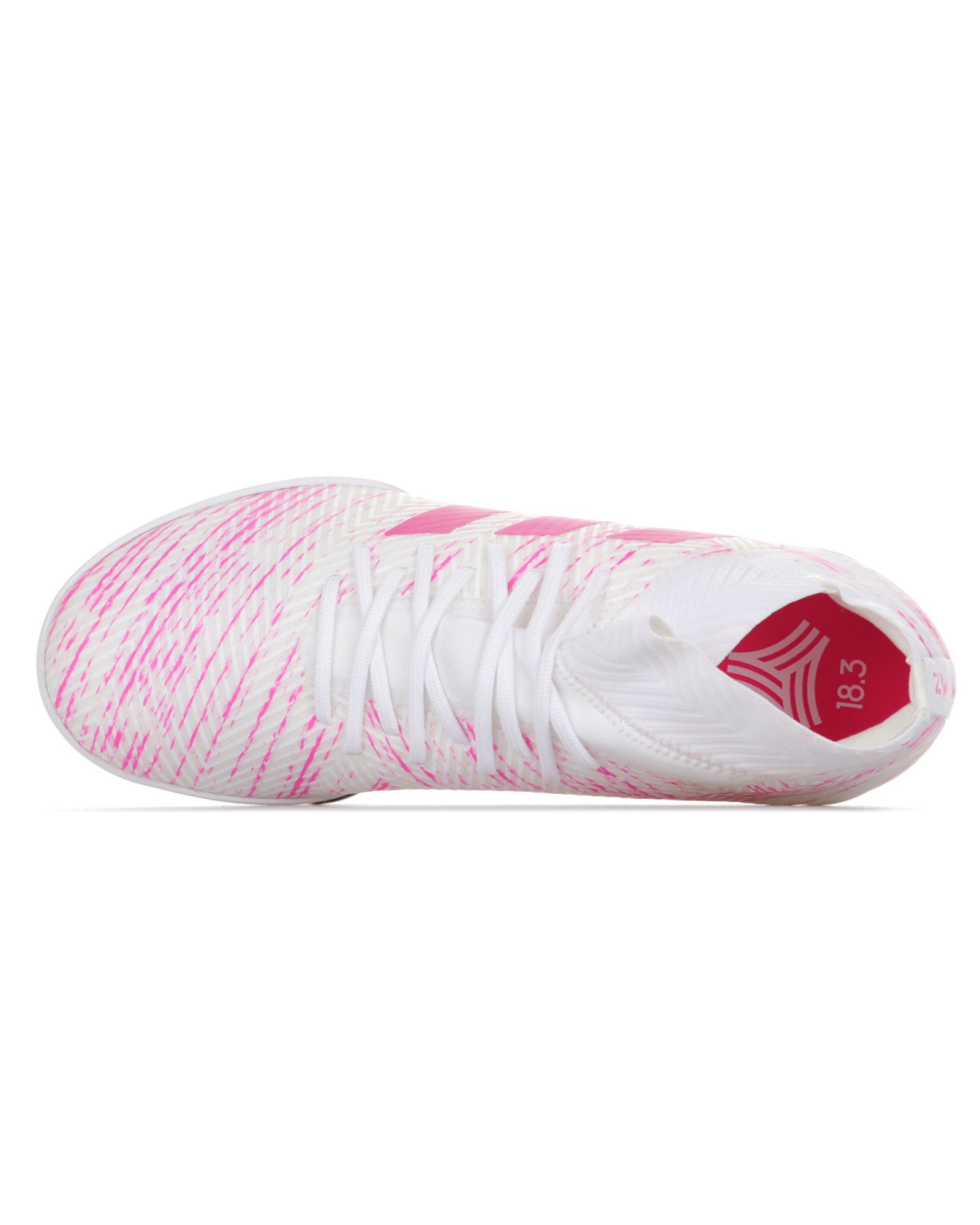 Botas de Fútbol Nemeziz Messi 18.3 TF Junior Blanco Rosa - Fútbol Factory