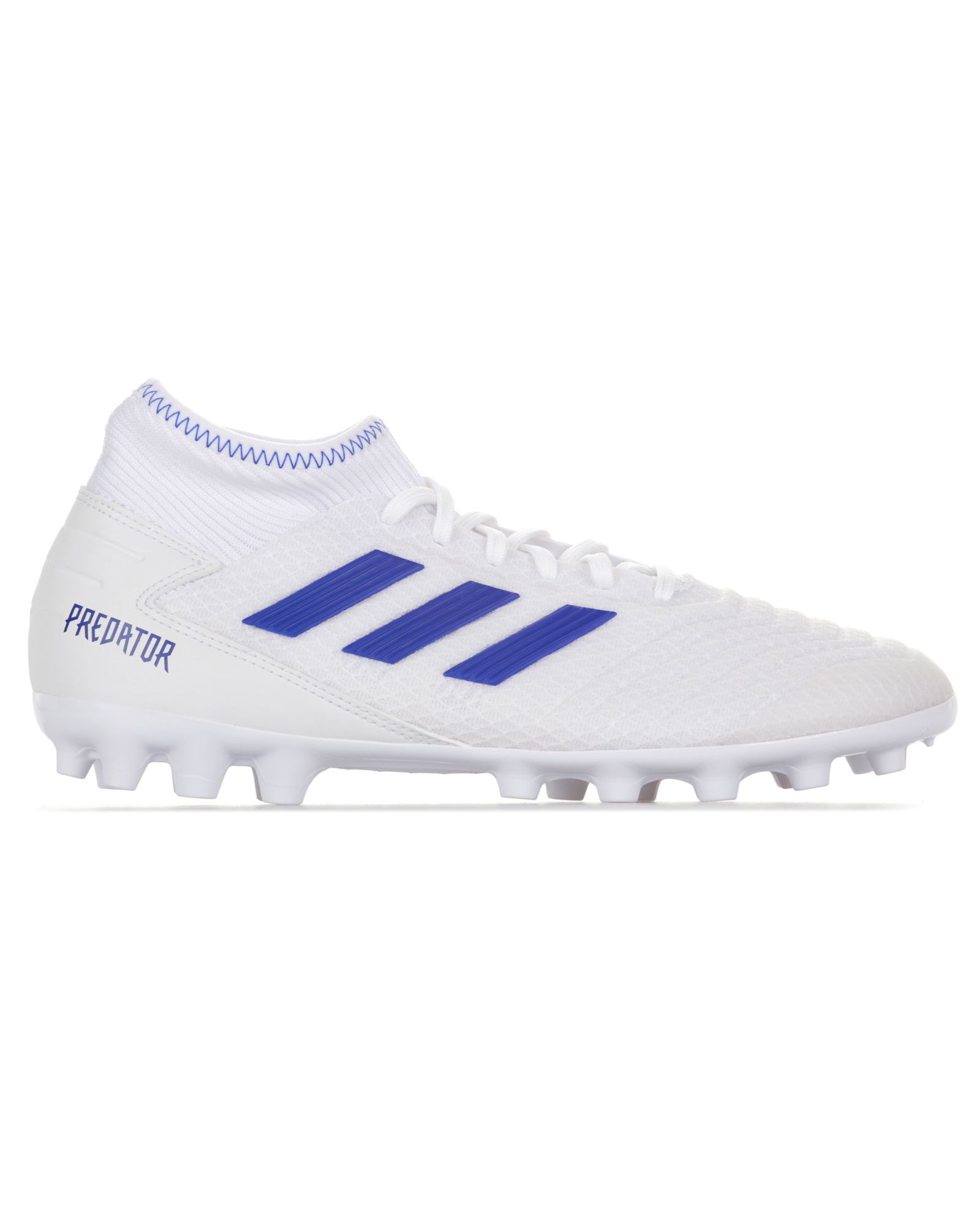 Botas de Fútbol Predator 19.3 AG Blanco Azul - Fútbol Factory