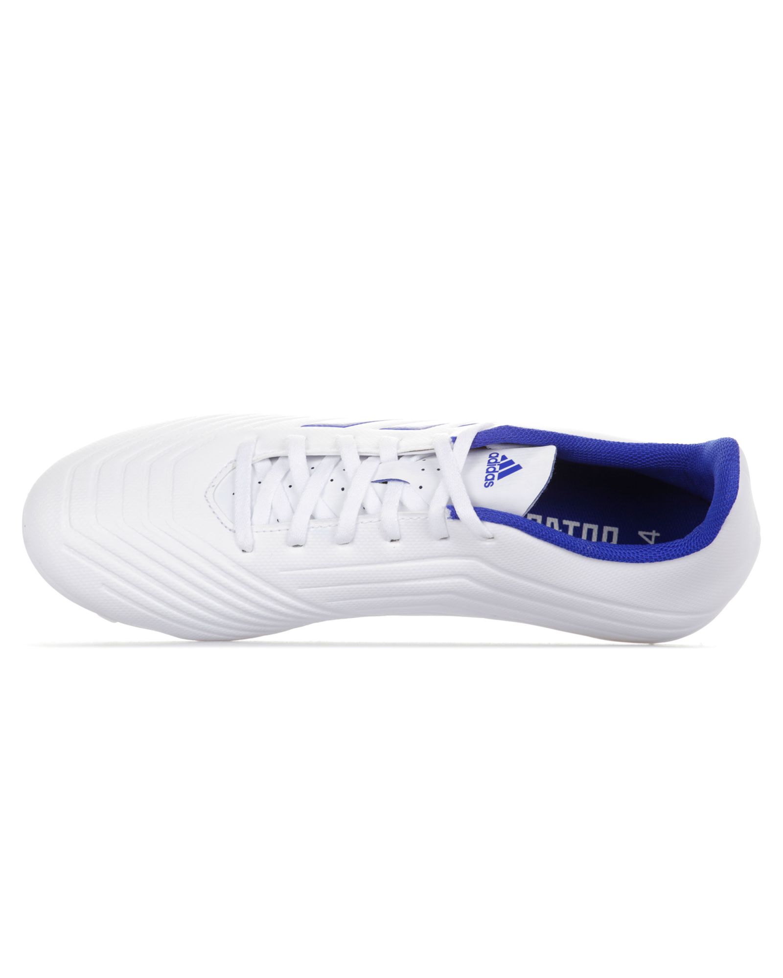 Botas de Fútbol Predator 19.4 FxG Blanco Azul - Fútbol Factory