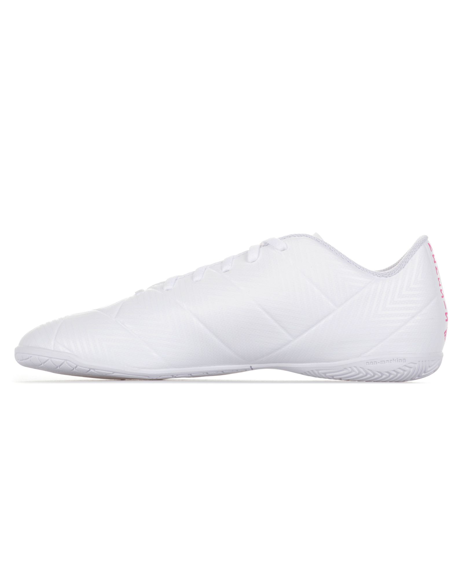 Zapatillas de Fútbol Sala Nemeziz 18.4 IN Blanco Rosa - Fútbol Factory