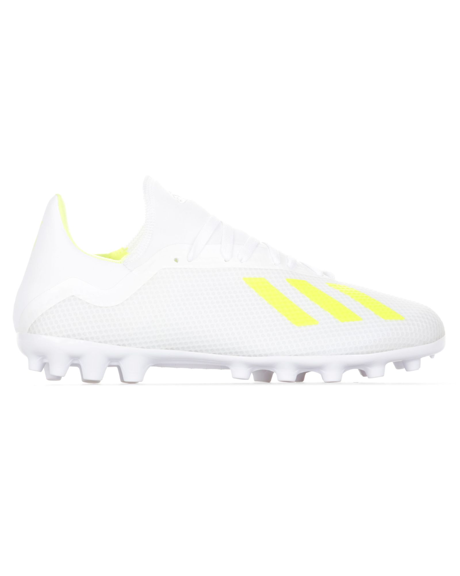 Botas de Fútbol X 18.3 AG Blanco Amarillo - Fútbol Factory