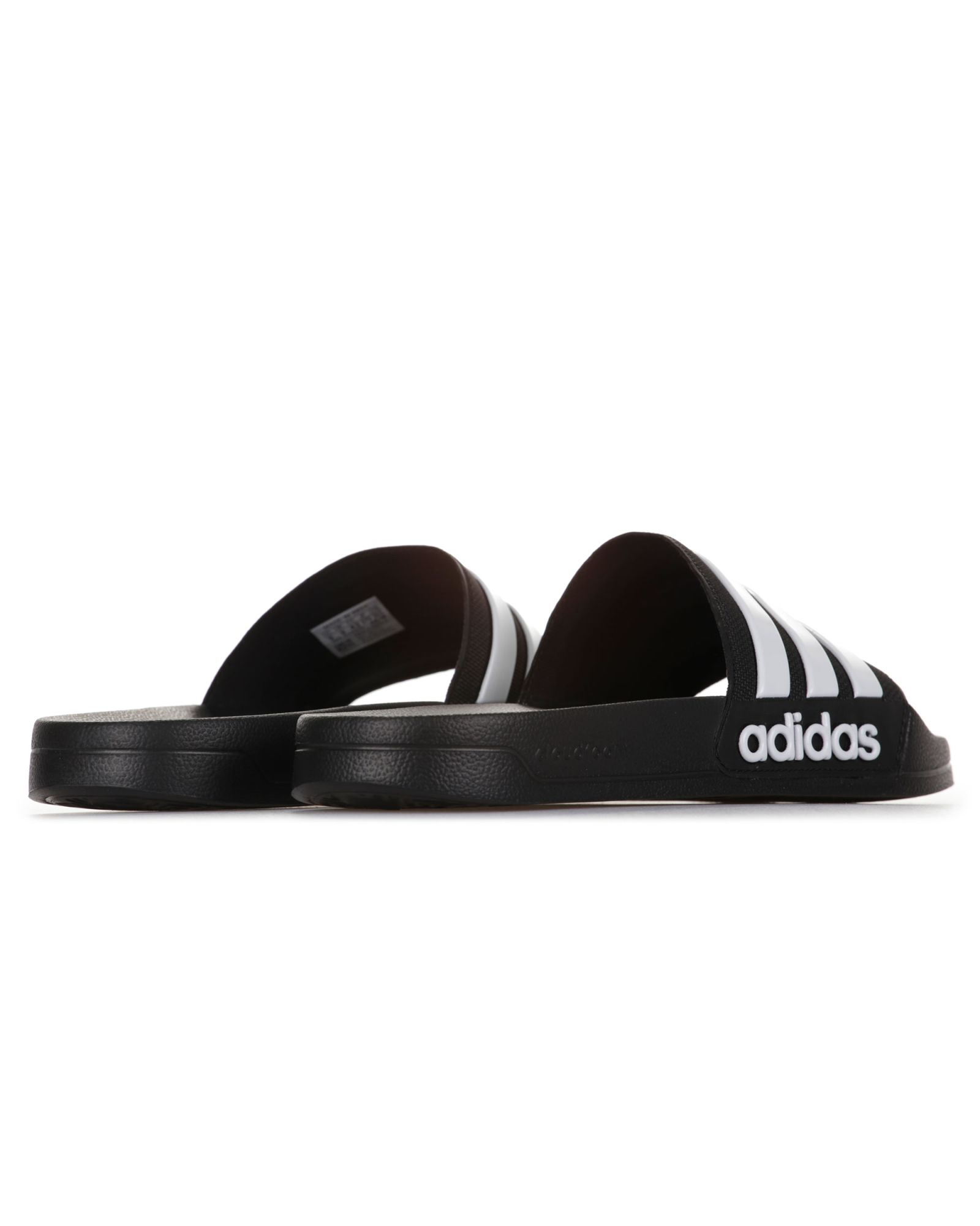 Chanclas Adilette Shower Negro Blanco - Fútbol Factory