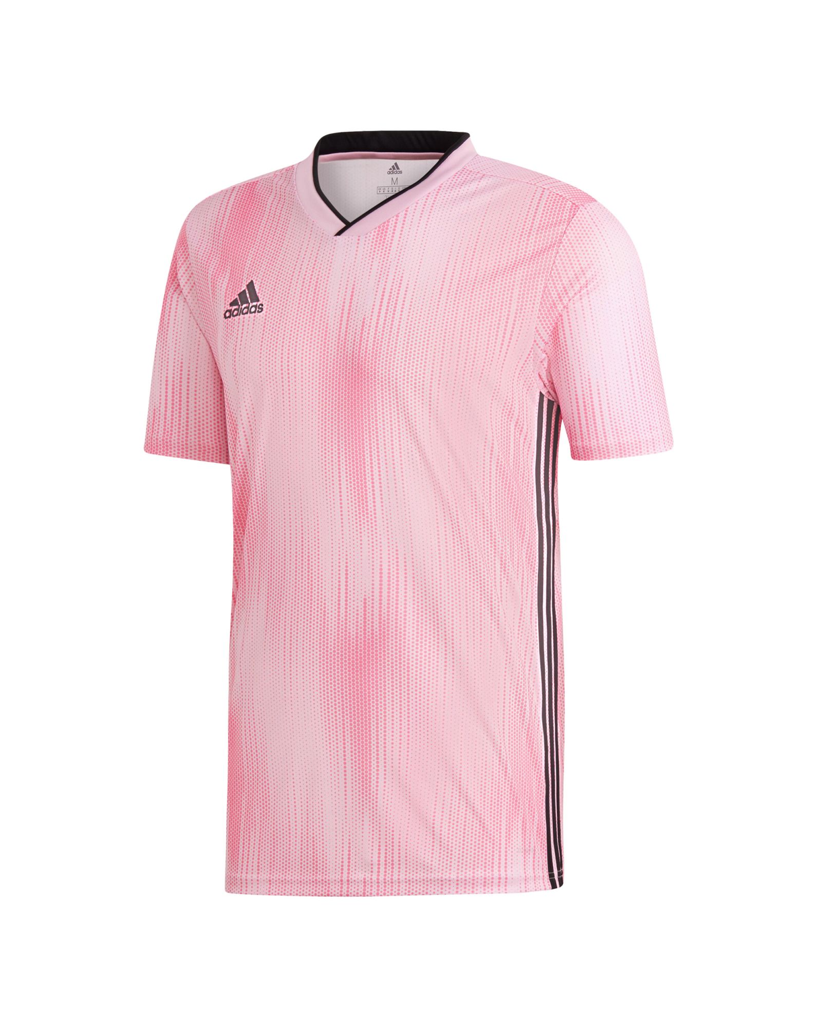 Camiseta de Fútbol Tiro 19 Junior Rosa Negro - Fútbol Factory