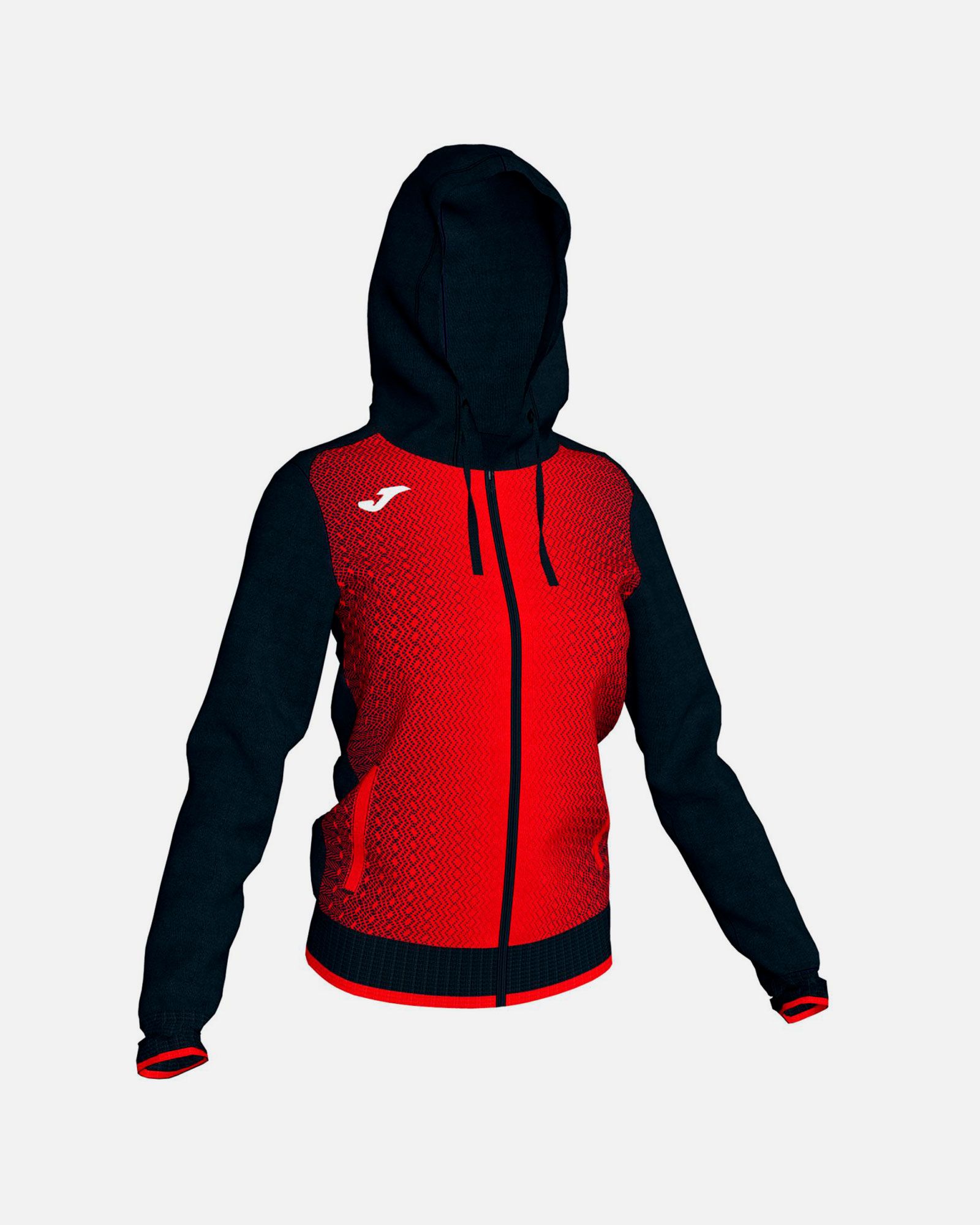 Chaqueta con Capucha de Training Supernova Mujer Negro - Fútbol Factory