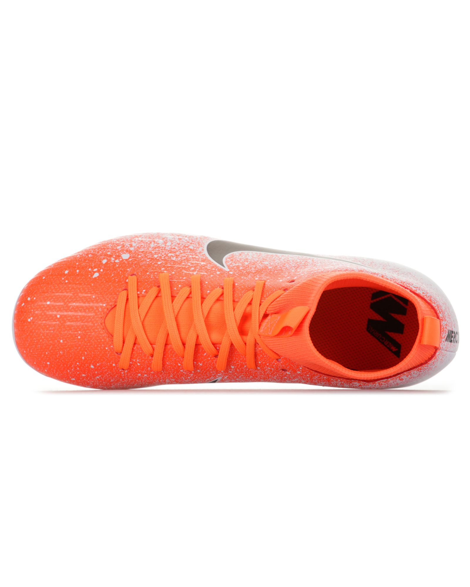 Botas de Fútbol Mercurial Superfly VI Academy MG Junior Naranja Blanco - Fútbol Factory