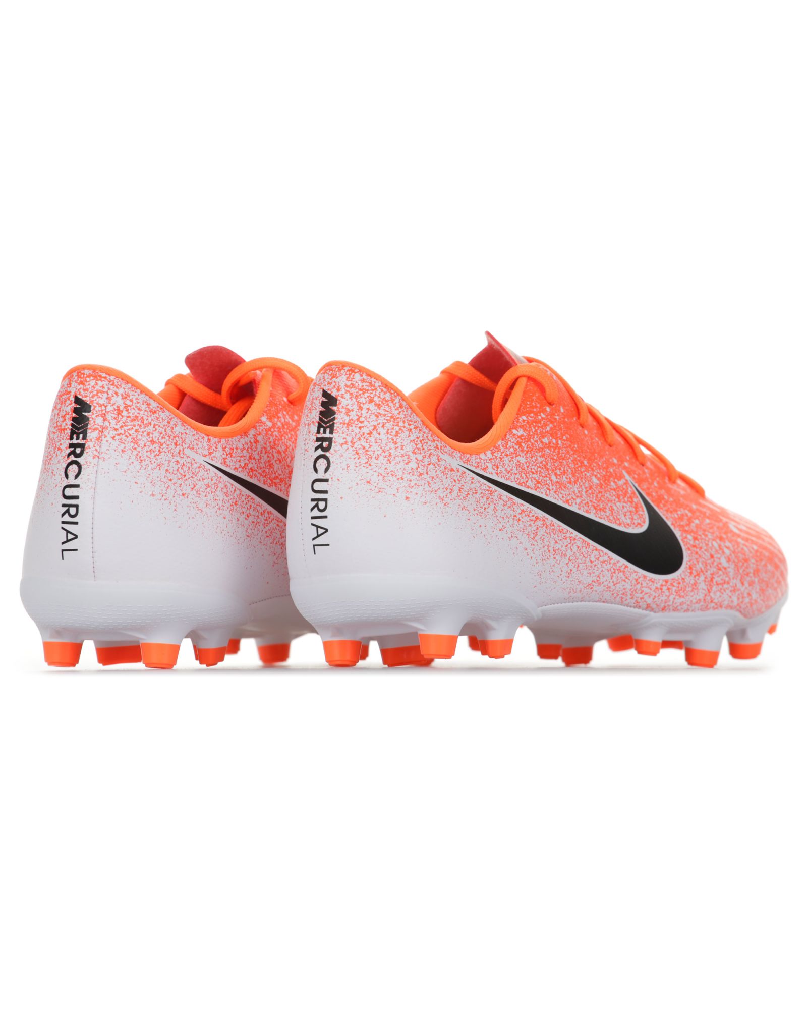 Botas de Fútbol Mercurial VaporX XII Academy MG Junior Naranja Blanco - Fútbol Factory